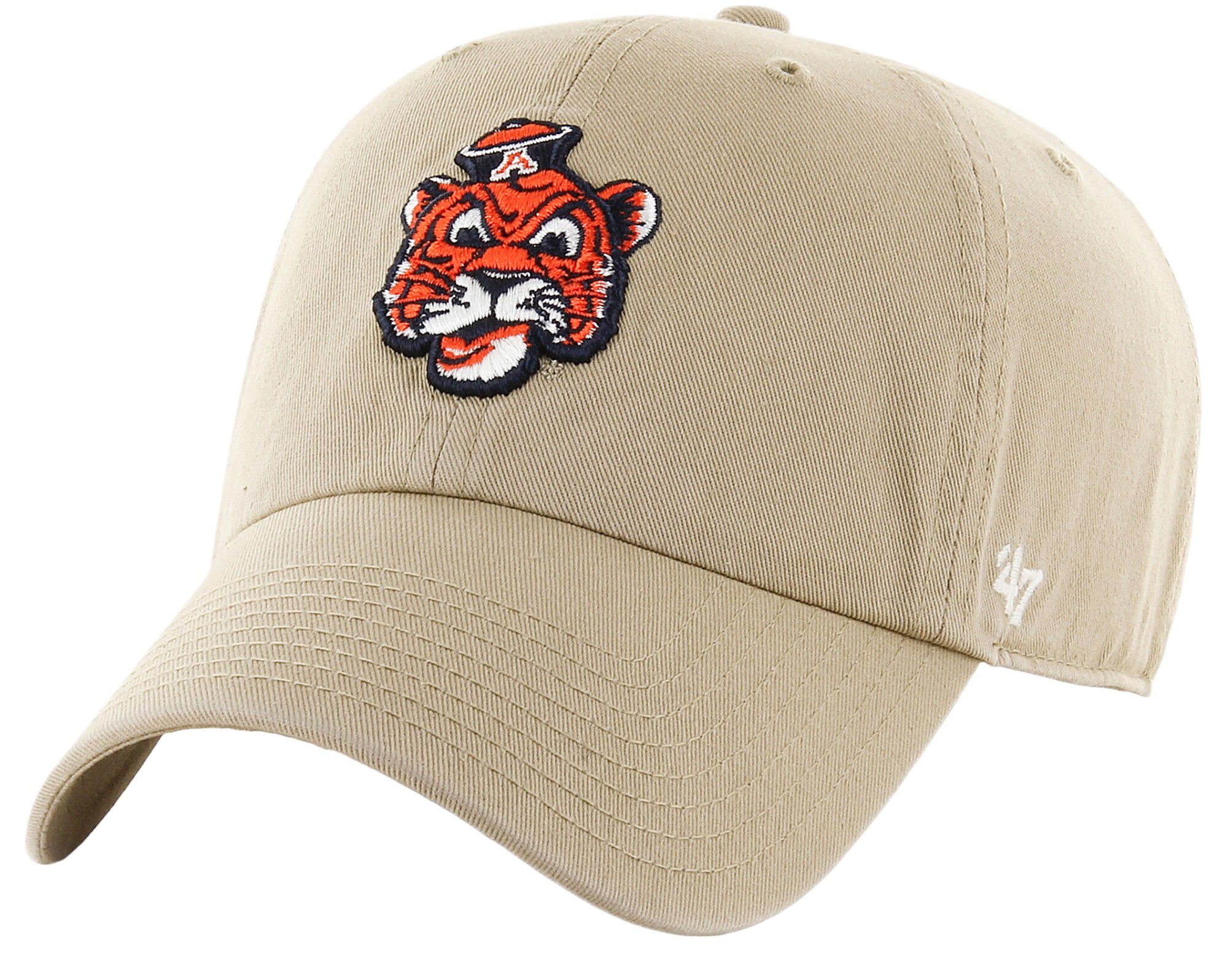 '47 Men's Auburn Tigers Khaki Vintage Clean Up Adjustable Hat product image