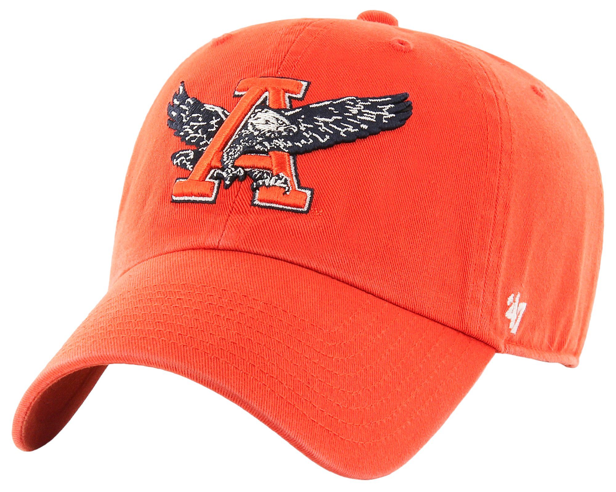 '47 Men's Auburn Tigers Orange Vintage Clean Up Adjustable Hat product image
