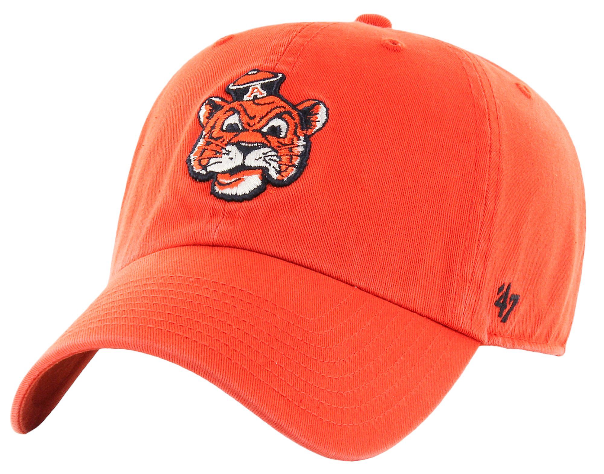 '47 Men's Auburn Tigers Orange Vintage Clean Up Adjustable Hat product image