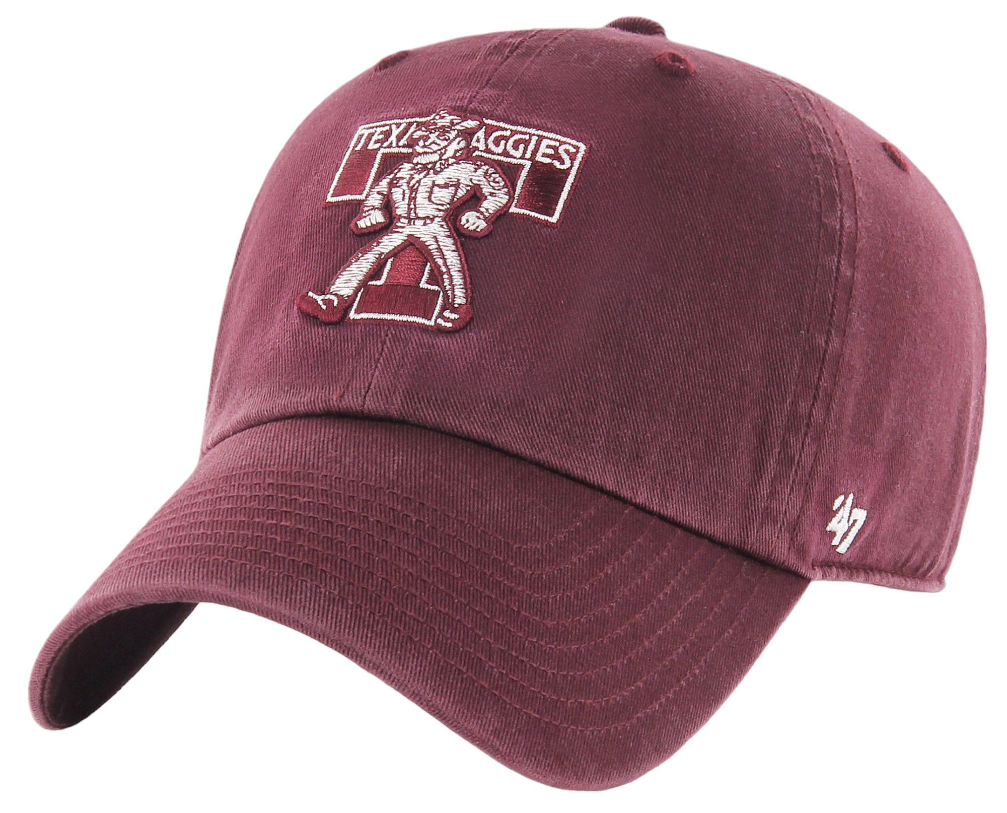 '47 Men's Texas A&M Aggies Maroon Vintage Clean Up Adjustable Hat product image