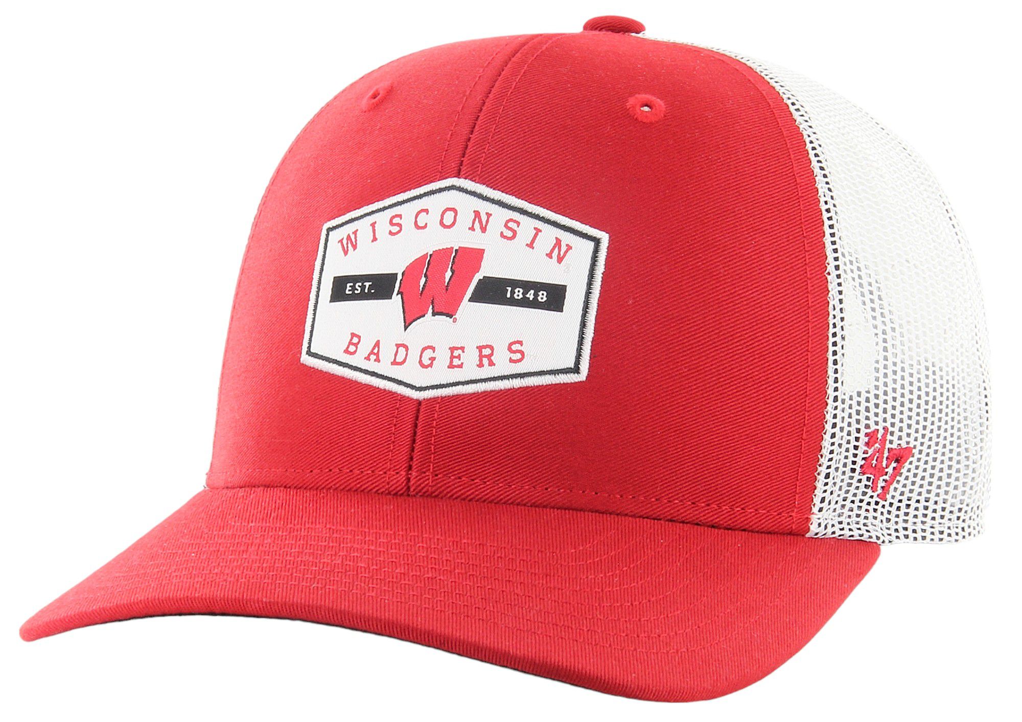 '47 Men's Wisconsin Badgers Red Convoy Trucker Adjustable Hat product image