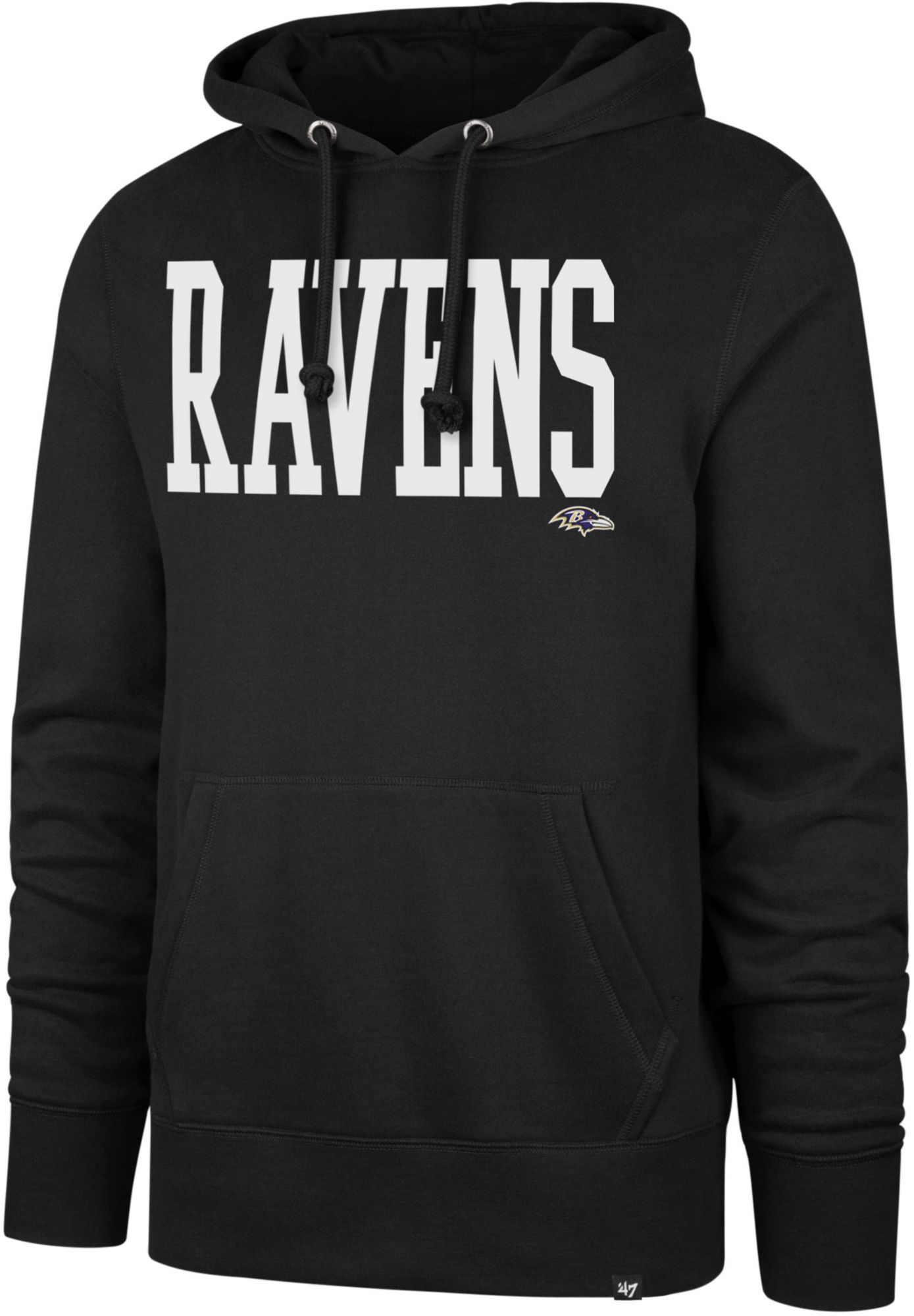 '47 Women's Baltimore Ravens Jet Black Headline Hoodie product image