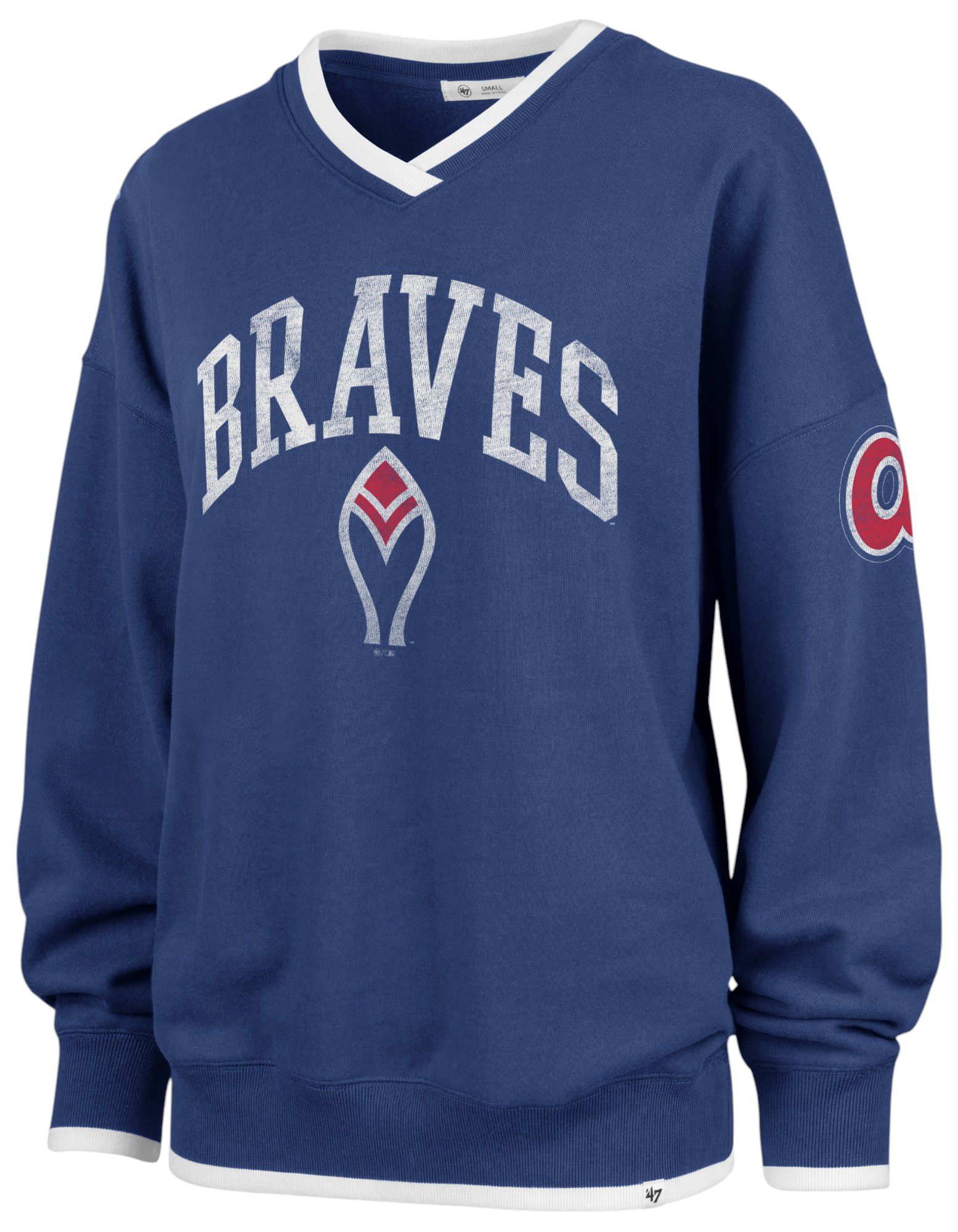 '47 Women's Atlanta Braves Blue Daze Pullover product image