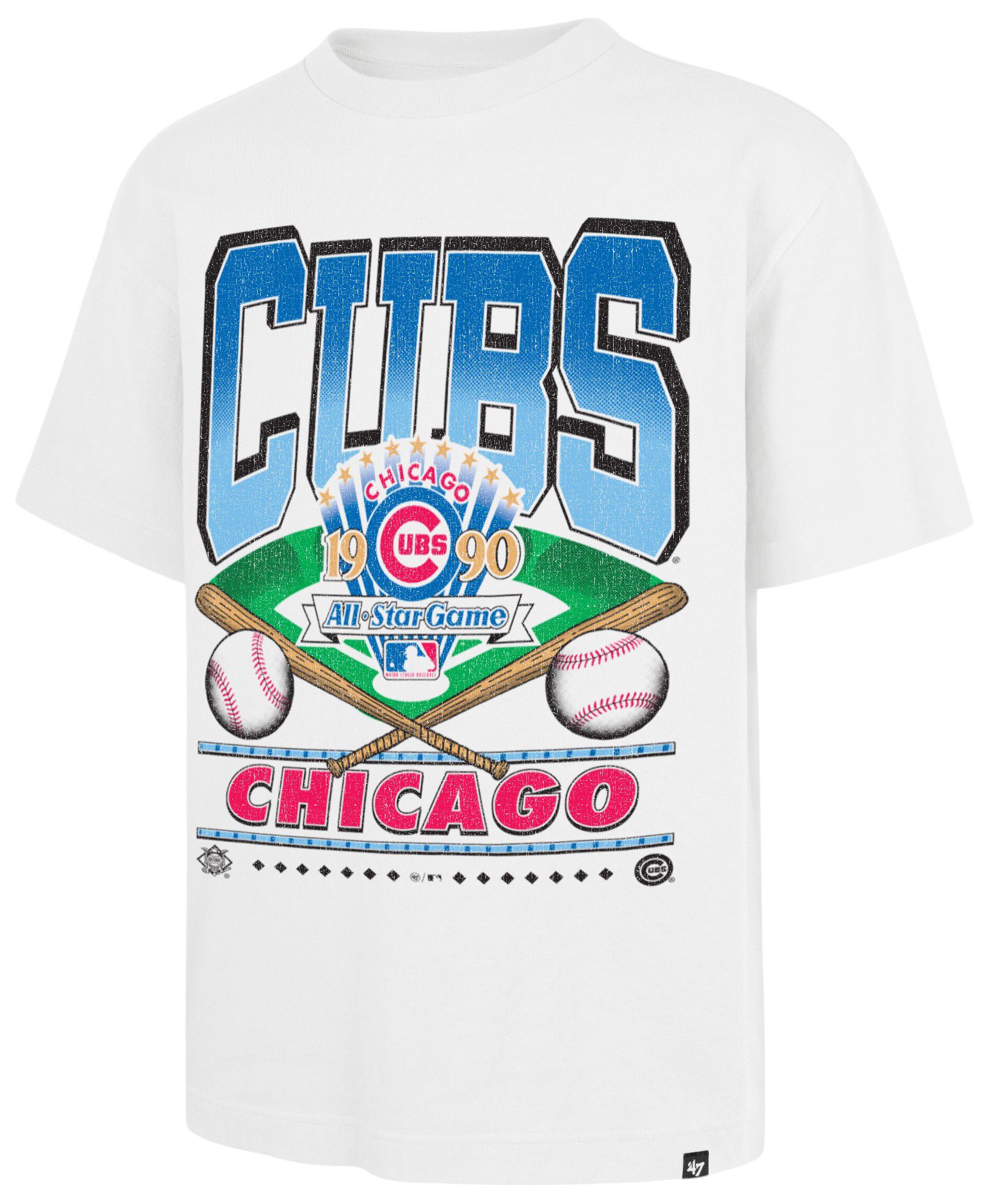 '47 Adult Chicago Cubs White Foundation All Star Game T-Shirt product image