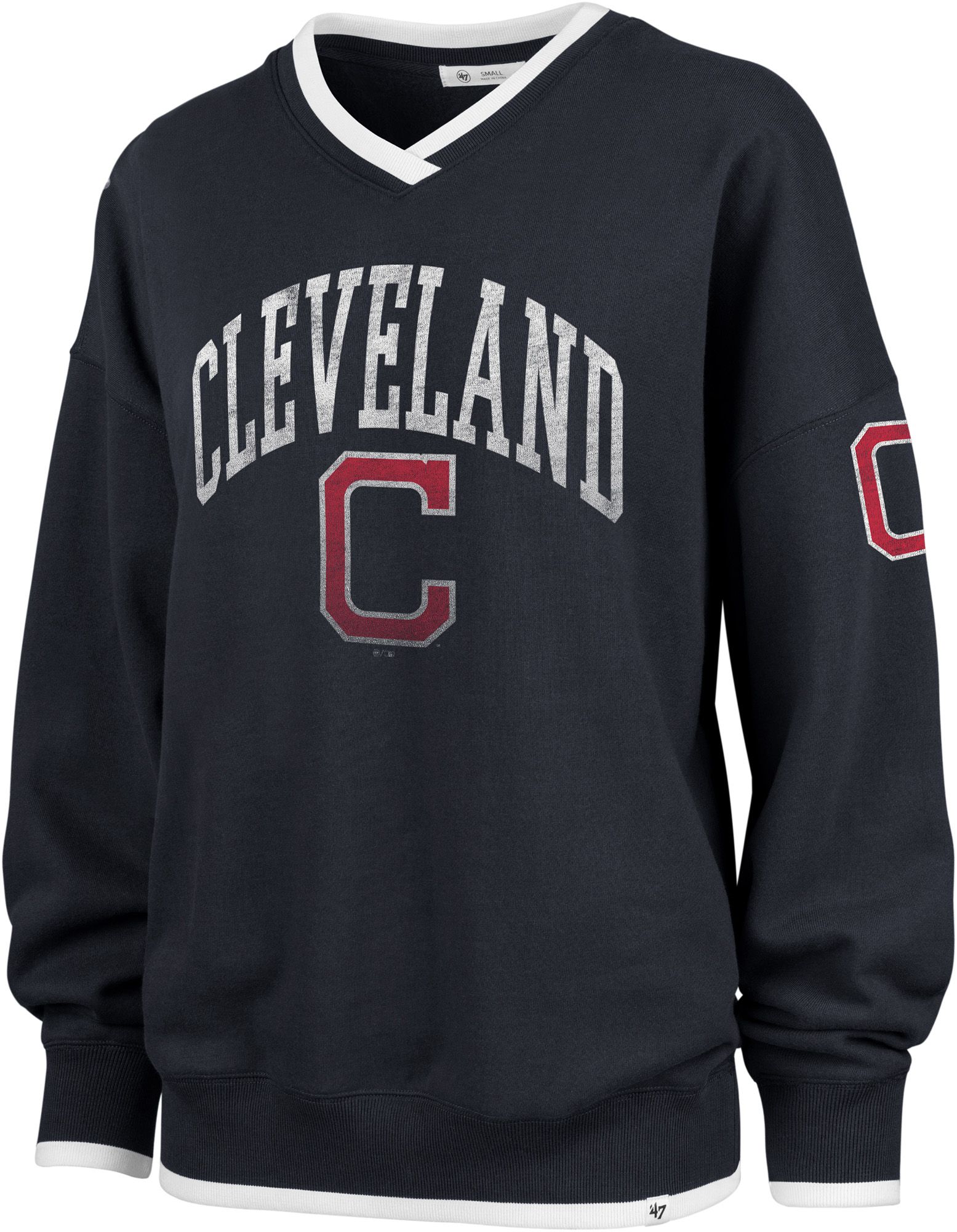 '47 Women's Cleveland Guardians Blue Cooperstown Daze Pullover product image