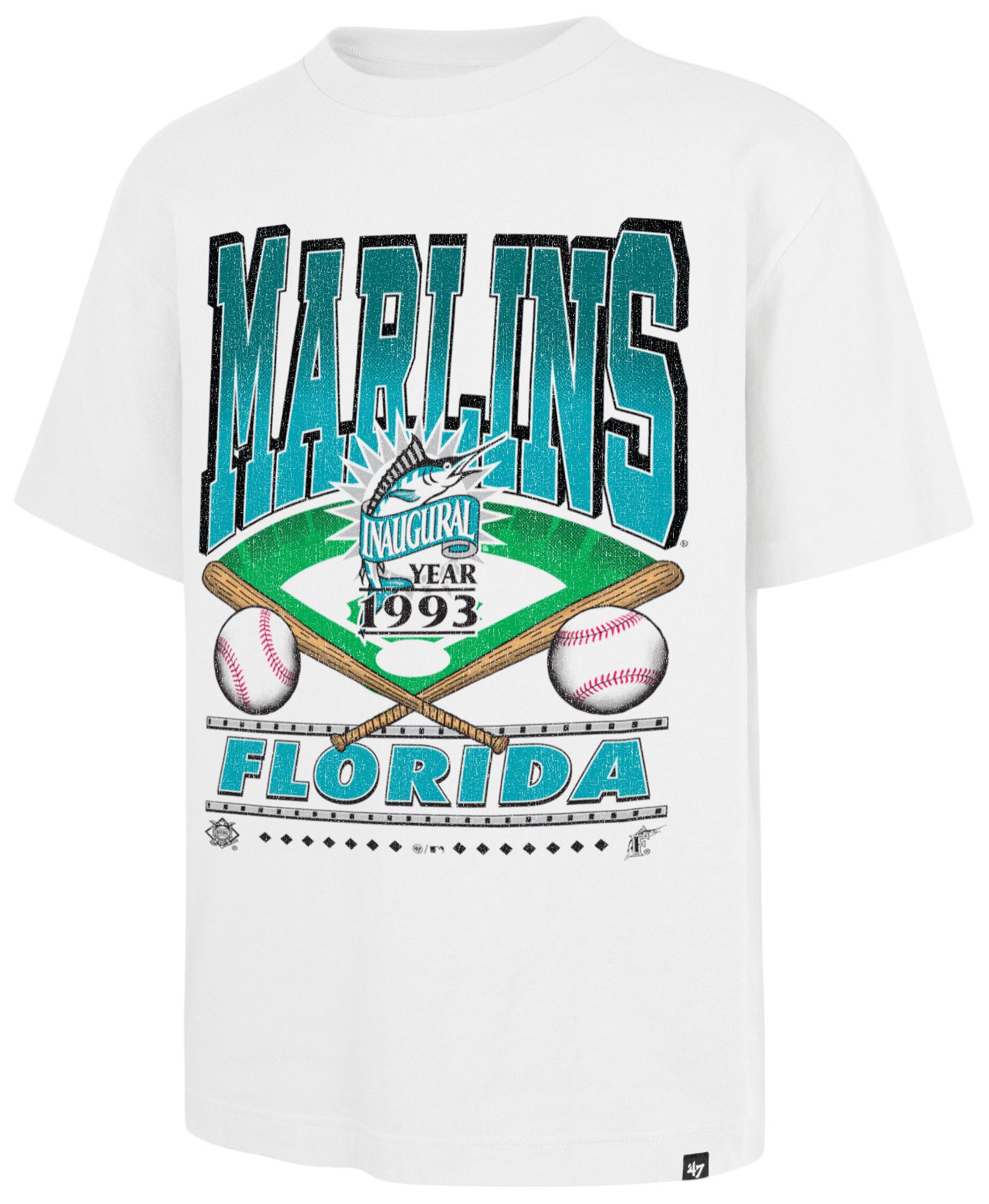 '47 Adult Miami Marlins White Foundation All Star Game T-Shirt product image