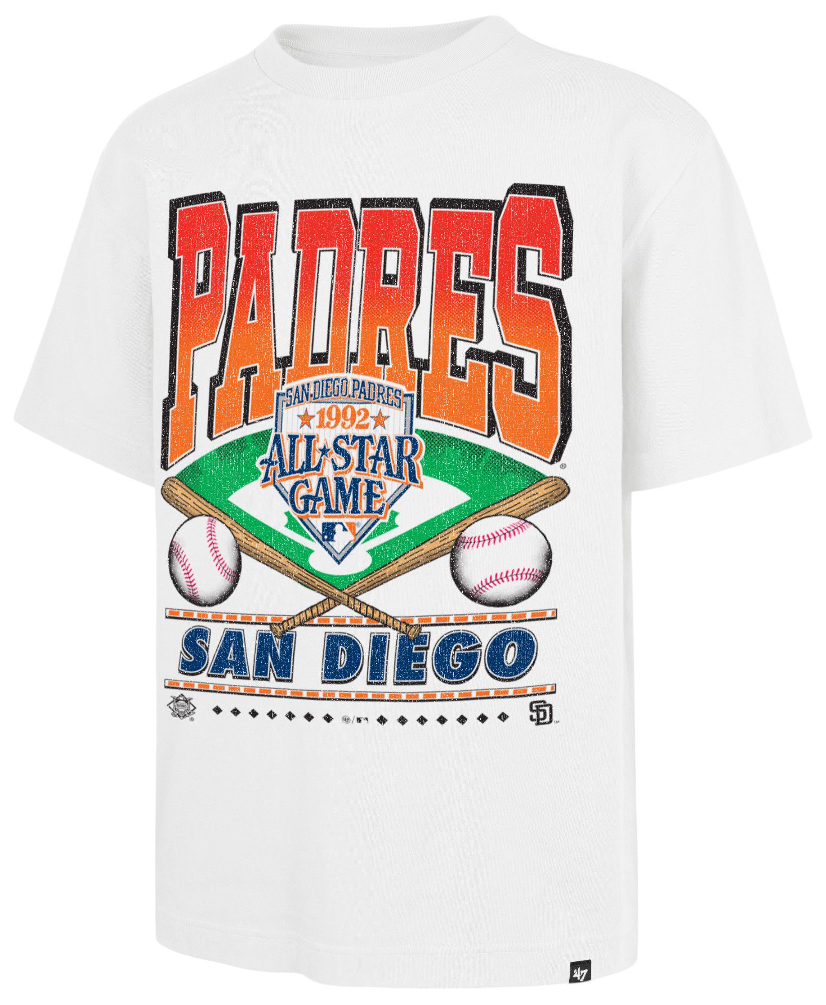 '47 Adult San Diego Padres White Foundation All Star Game T-Shirt product image