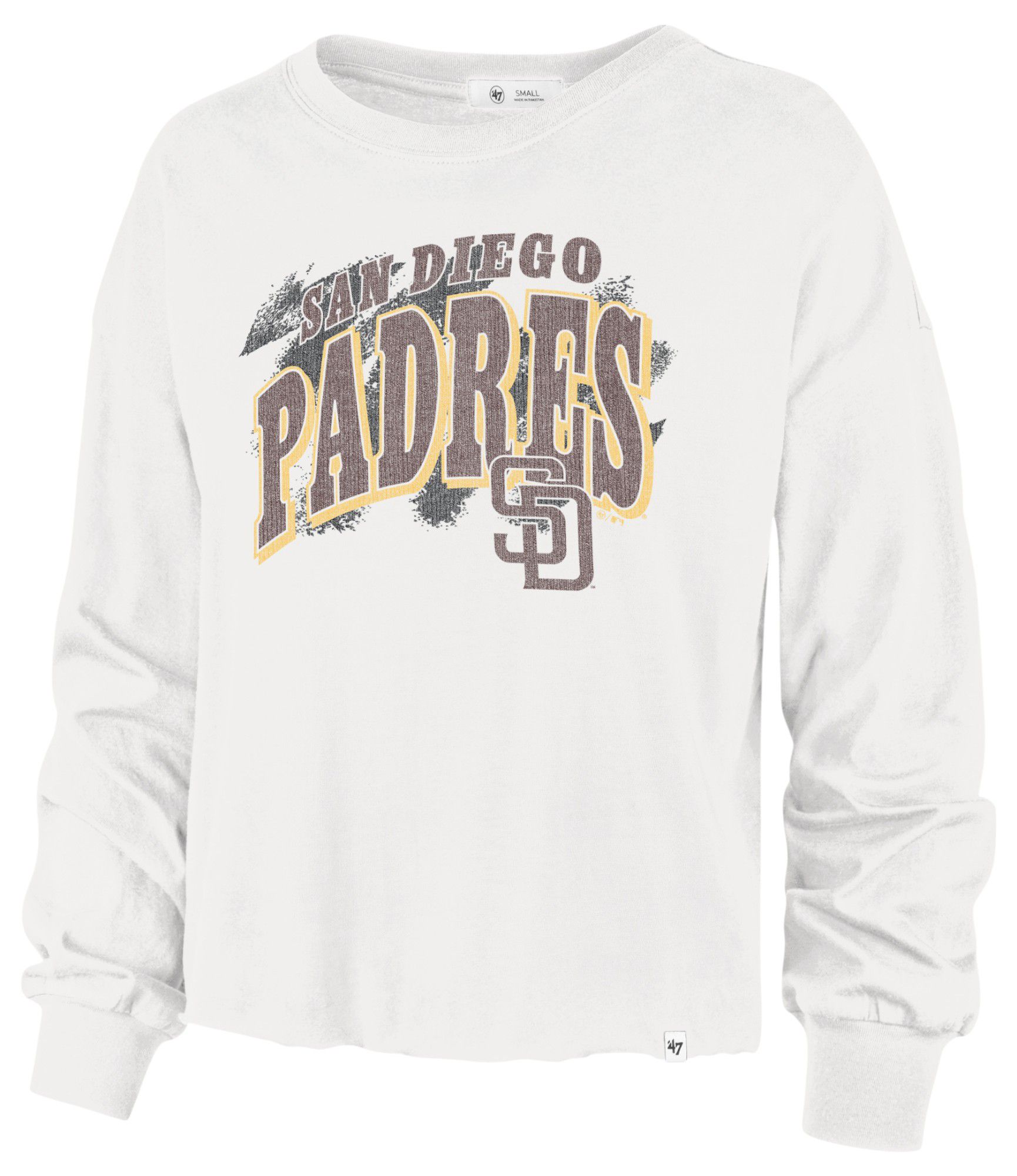 '47 Women's San Diego Padres White Parkway Long Sleeve T-Shirt product image