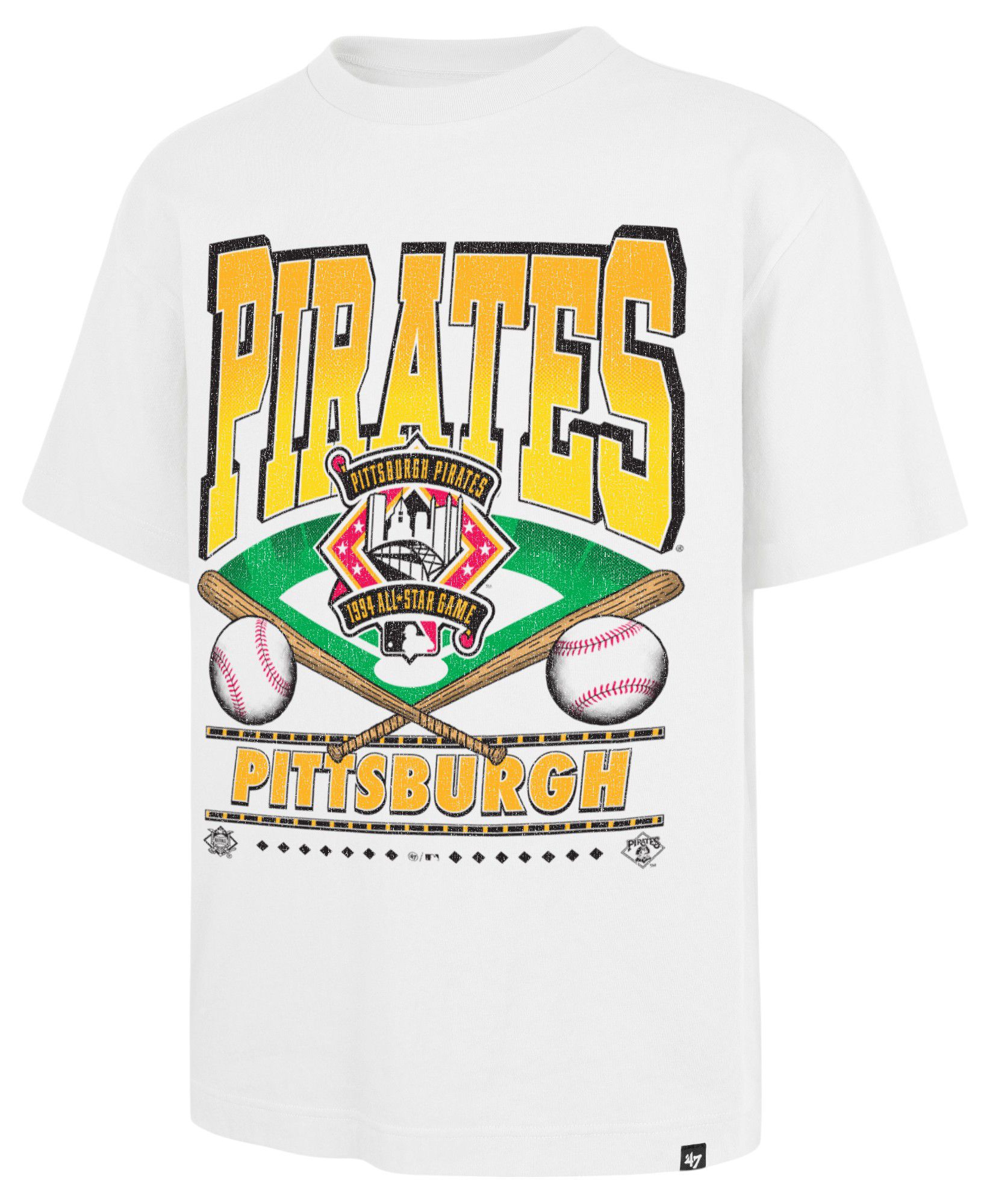 '47 Adult Pittsburgh Pirates White Foundation All Star Game T-Shirt product image