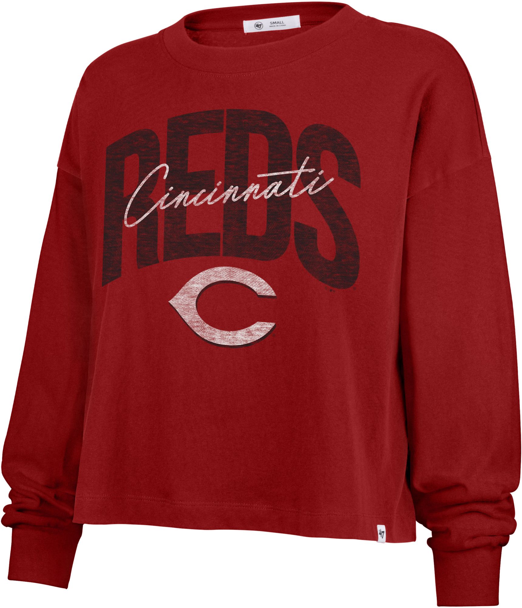 '47 Women's Cincinnati Reds Red Sydney Long Sleeve T-Shirt product image