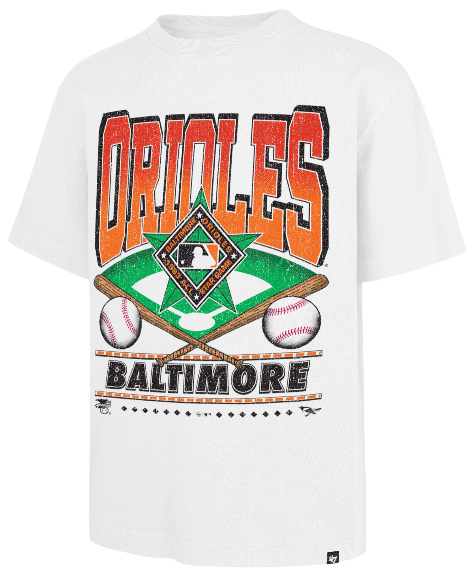 '47 Adult Baltimore Orioles White Foundation All Star Game T-Shirt product image