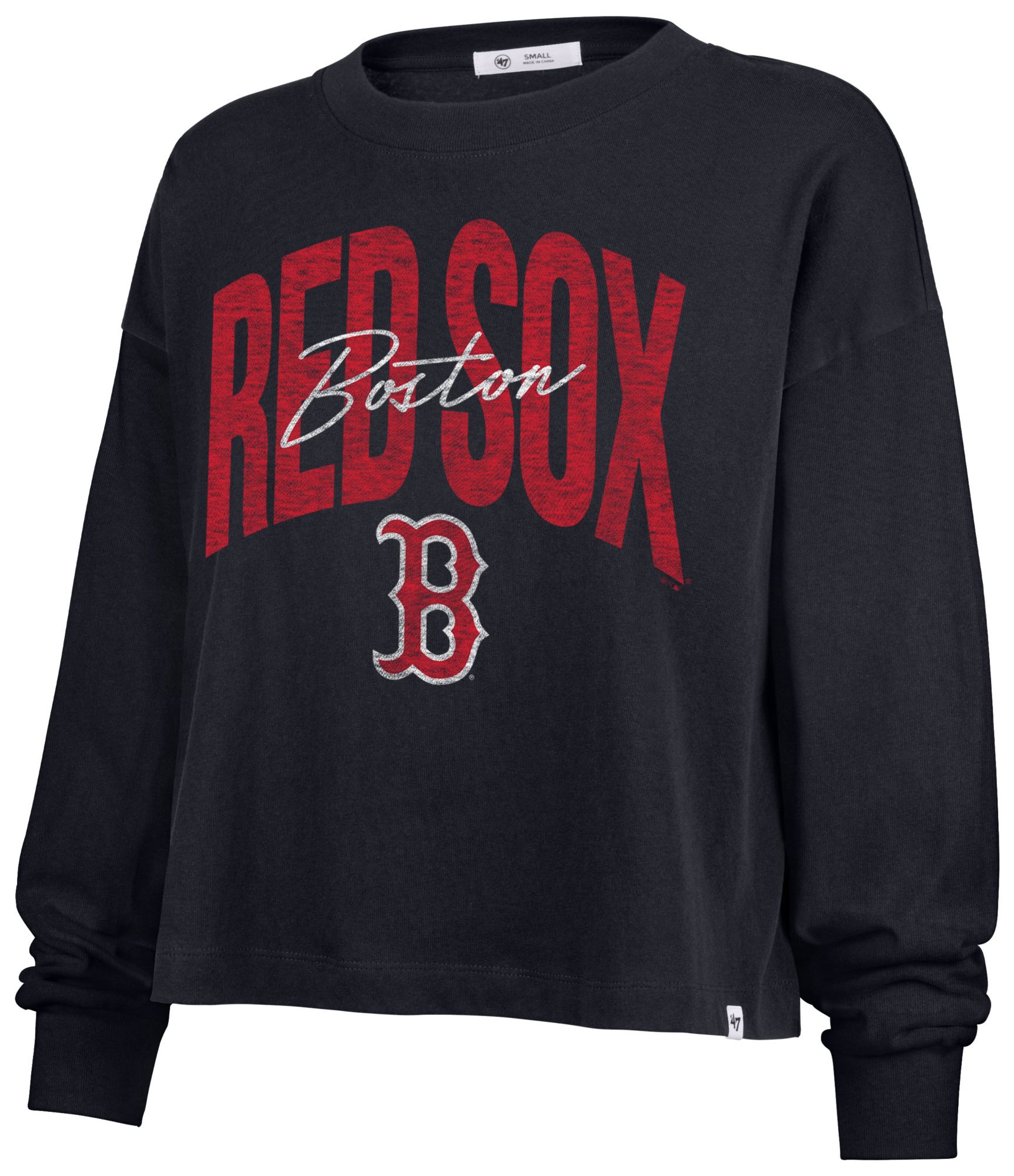 '47 Women's Boston Red Sox Sydney Navy Long Sleeve T-Shirt product image