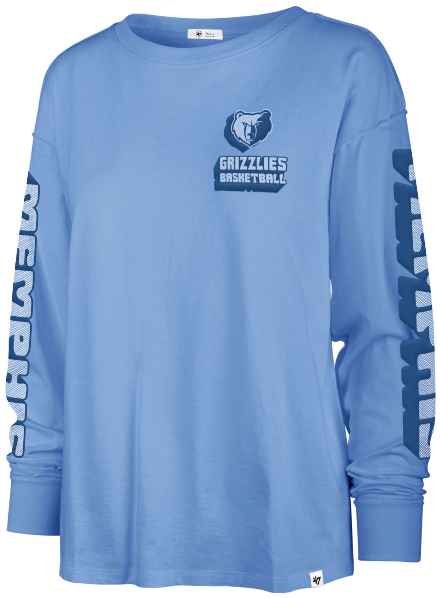 '47 Women's Memphis Grizzlies Luminence Groove Long Sleeve T-Shirt product image