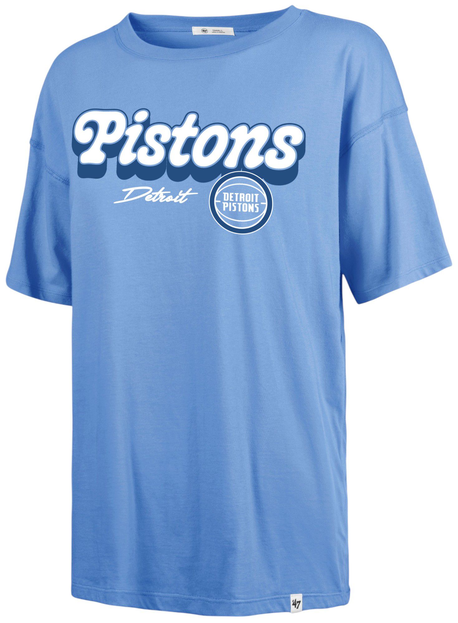 '47 Women's Detroit Pistons Luminence Vibes T-Shirt product image