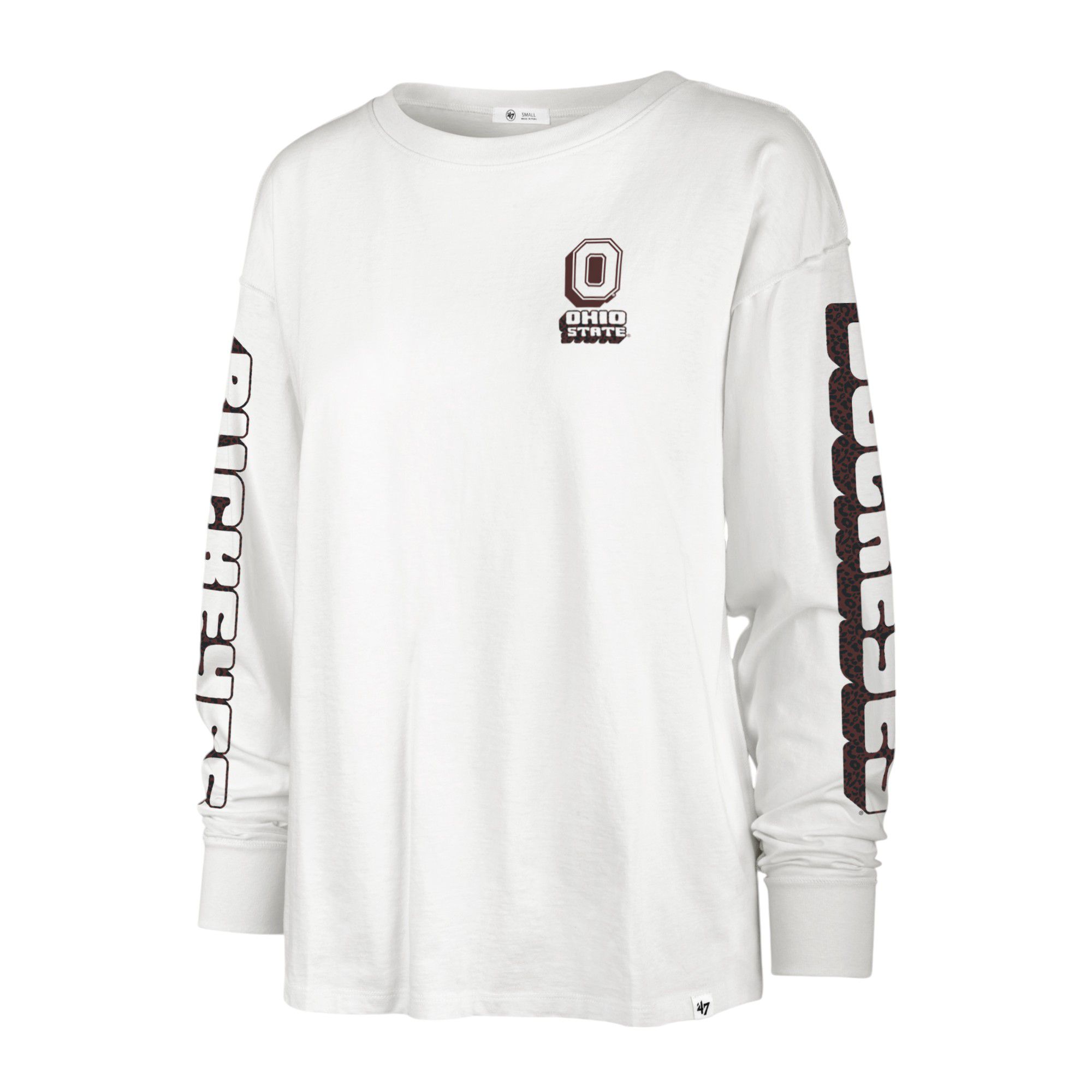 '47 Women's Ohio State Buckeyes Sandstone Tawny Long Sleeve T-Shirt product image