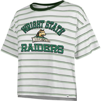 sorry, ‘47 Women's Wright State Raiders White Wash Tobie Stripe T-Shirt is currently out of stock