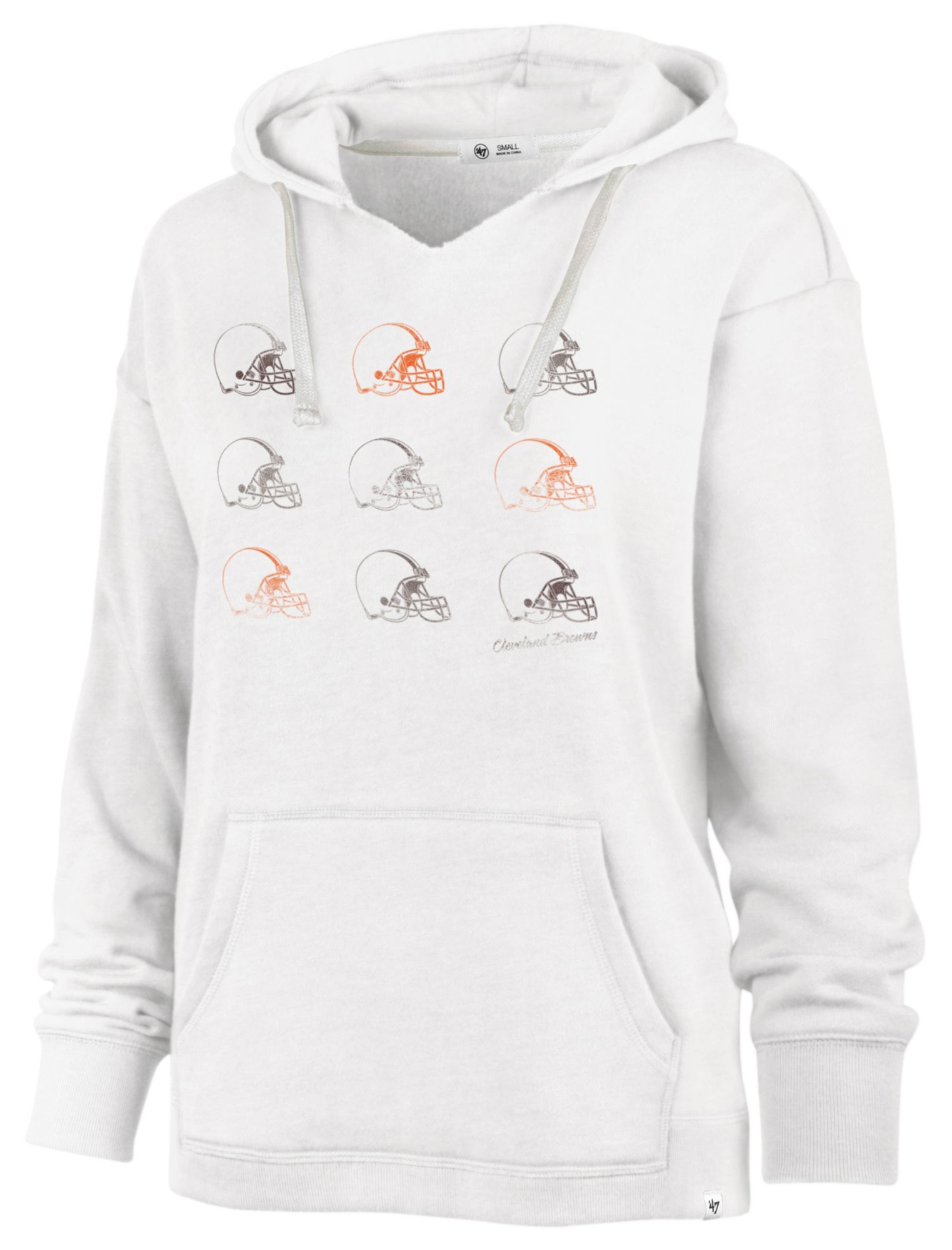 '47 Women's Cleveland Browns Wild Dreams Sandstone Pullover Hoodie product image