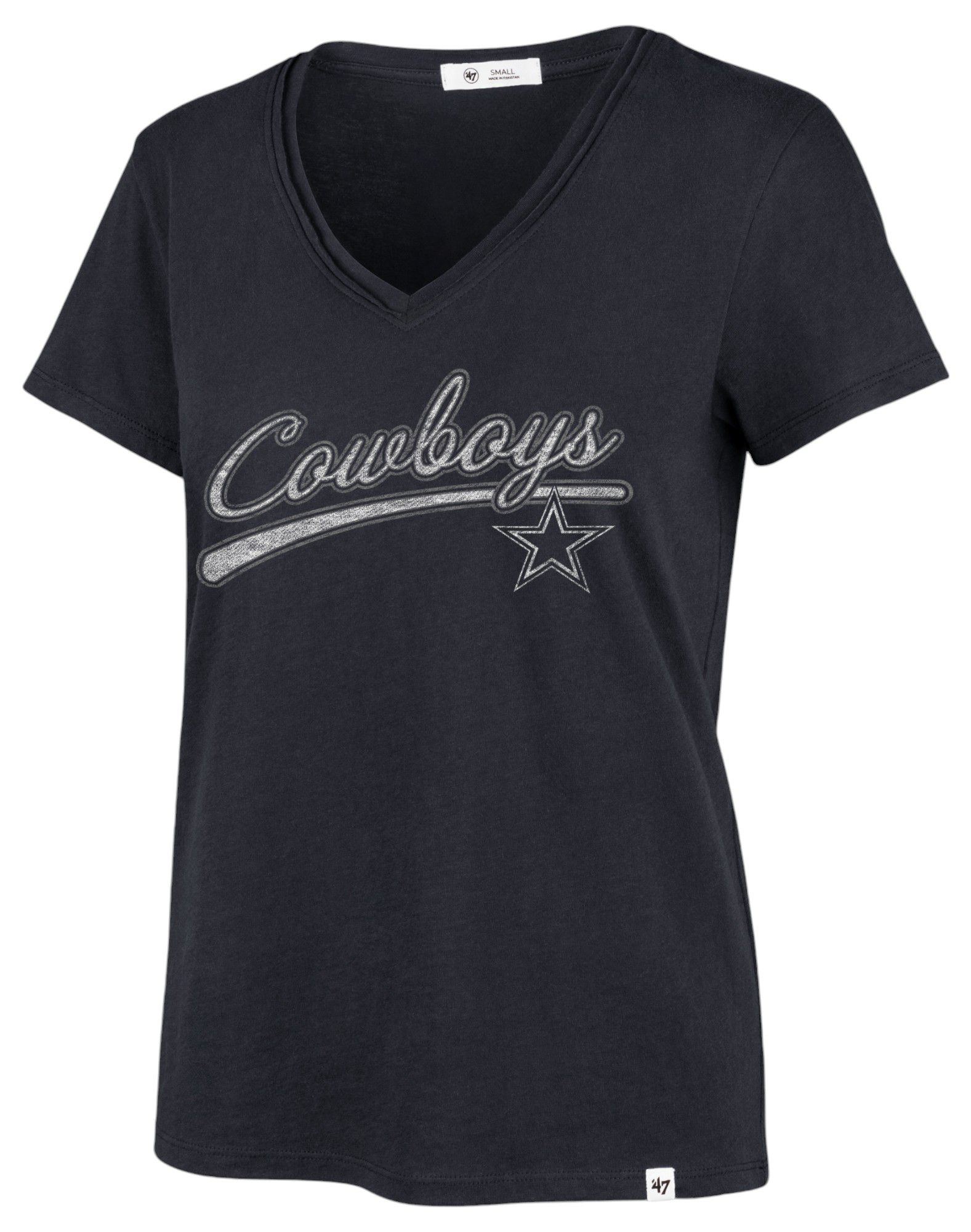 '47 Women's Dallas Cowboys Believer Franklin Navy T-Shirt product image