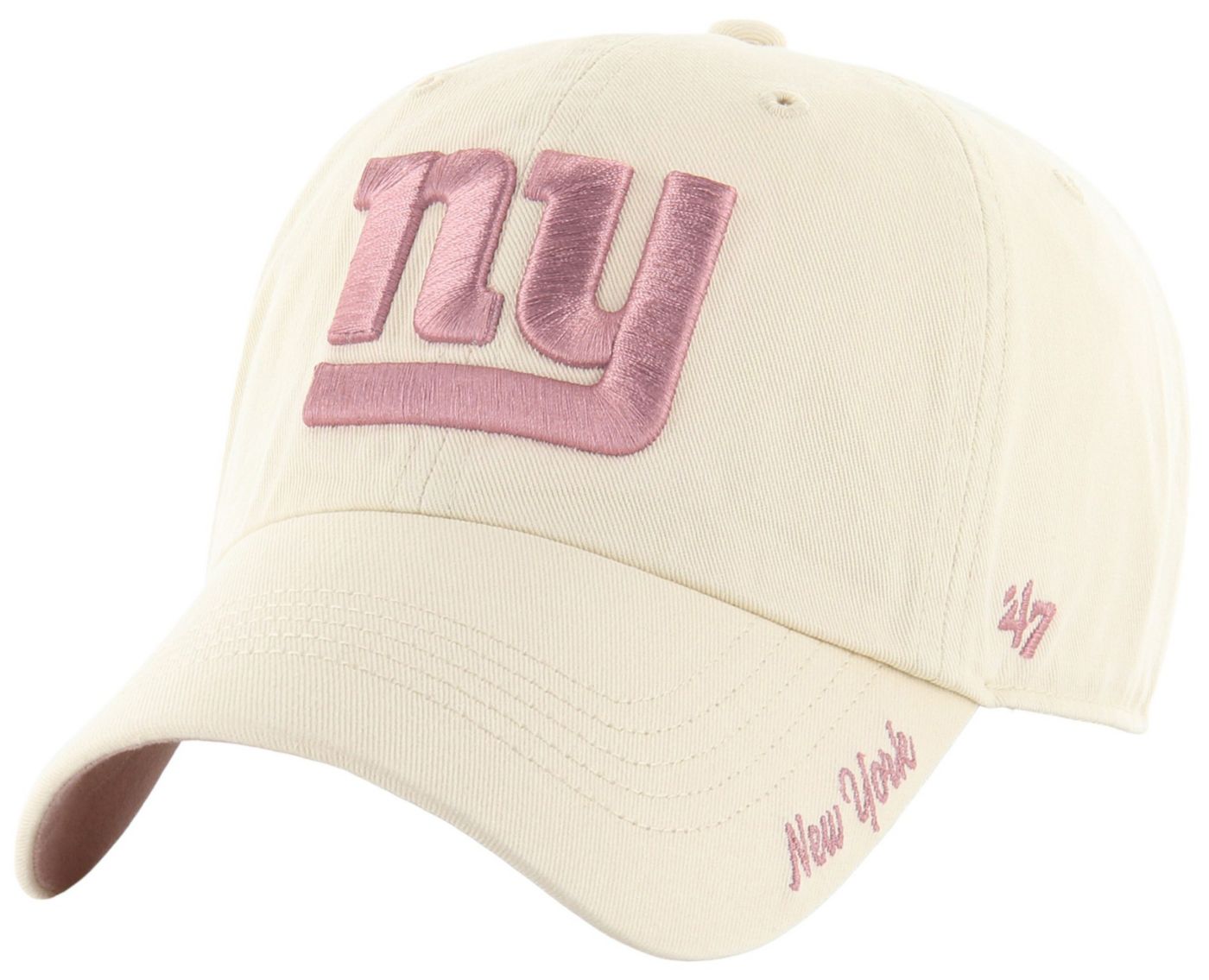 47 Women s New York Giants Ballpark Natural Clean Up Adjustable Hat Dick s Sporting Goods