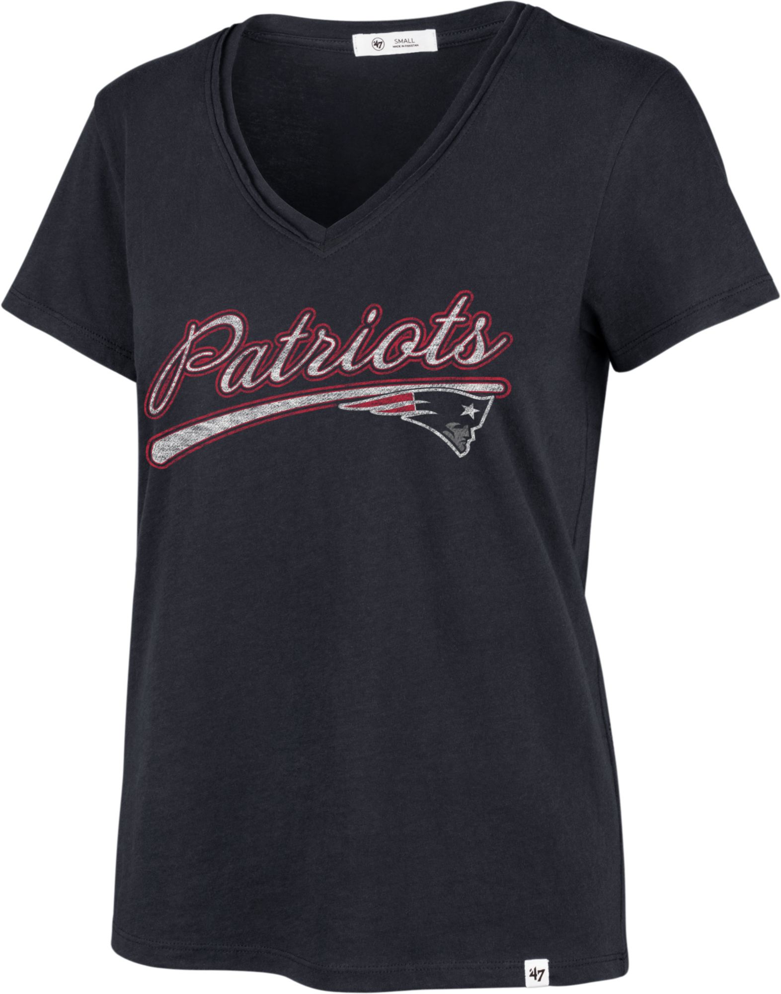 '47 Women's New England Patriots Believer Franklin Atlas Blue T-Shirt product image