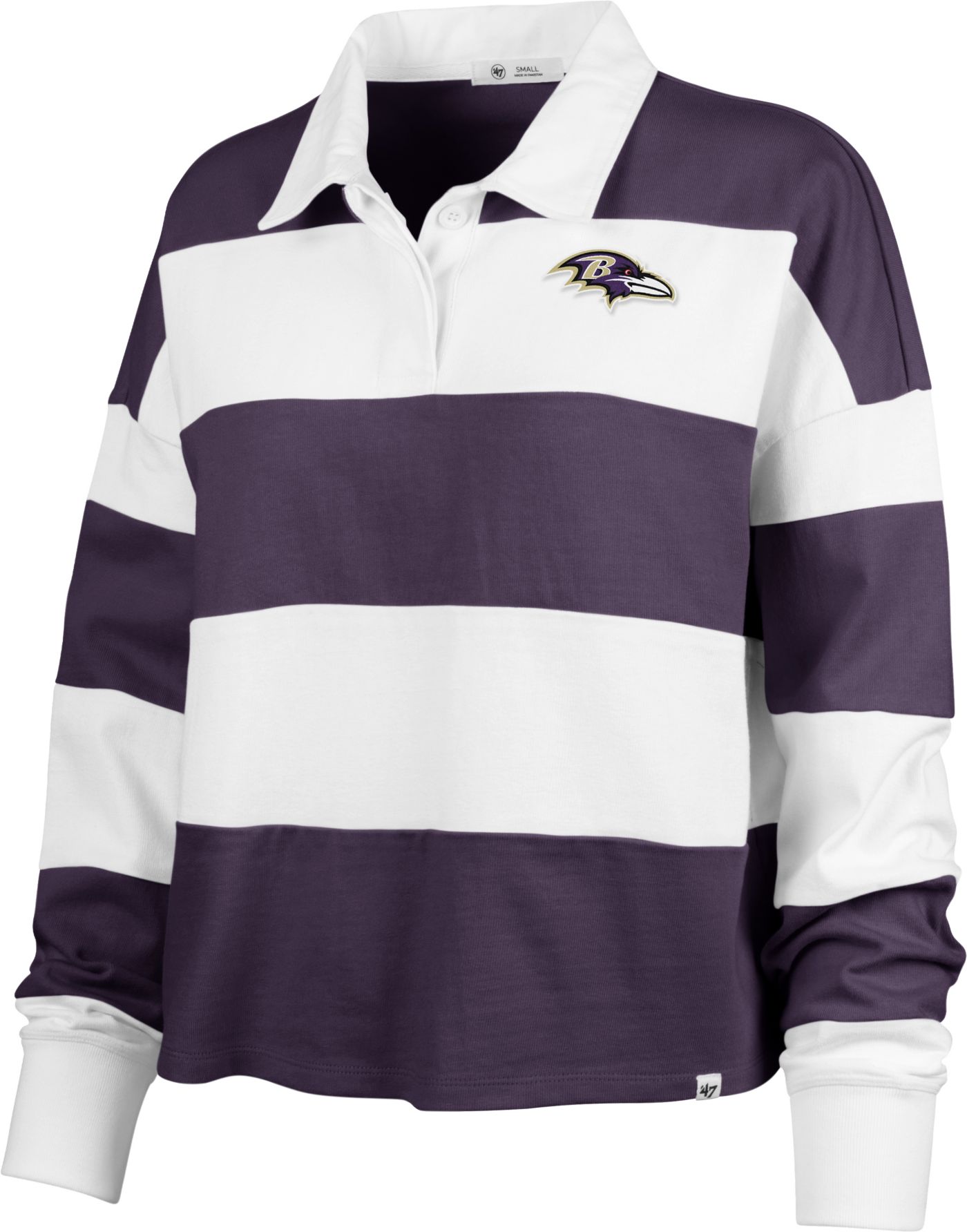 47 Women s Baltimore Ravens Clubhouse Rugby Purple Long Sleeve T Shirt Dick s Sporting Goods