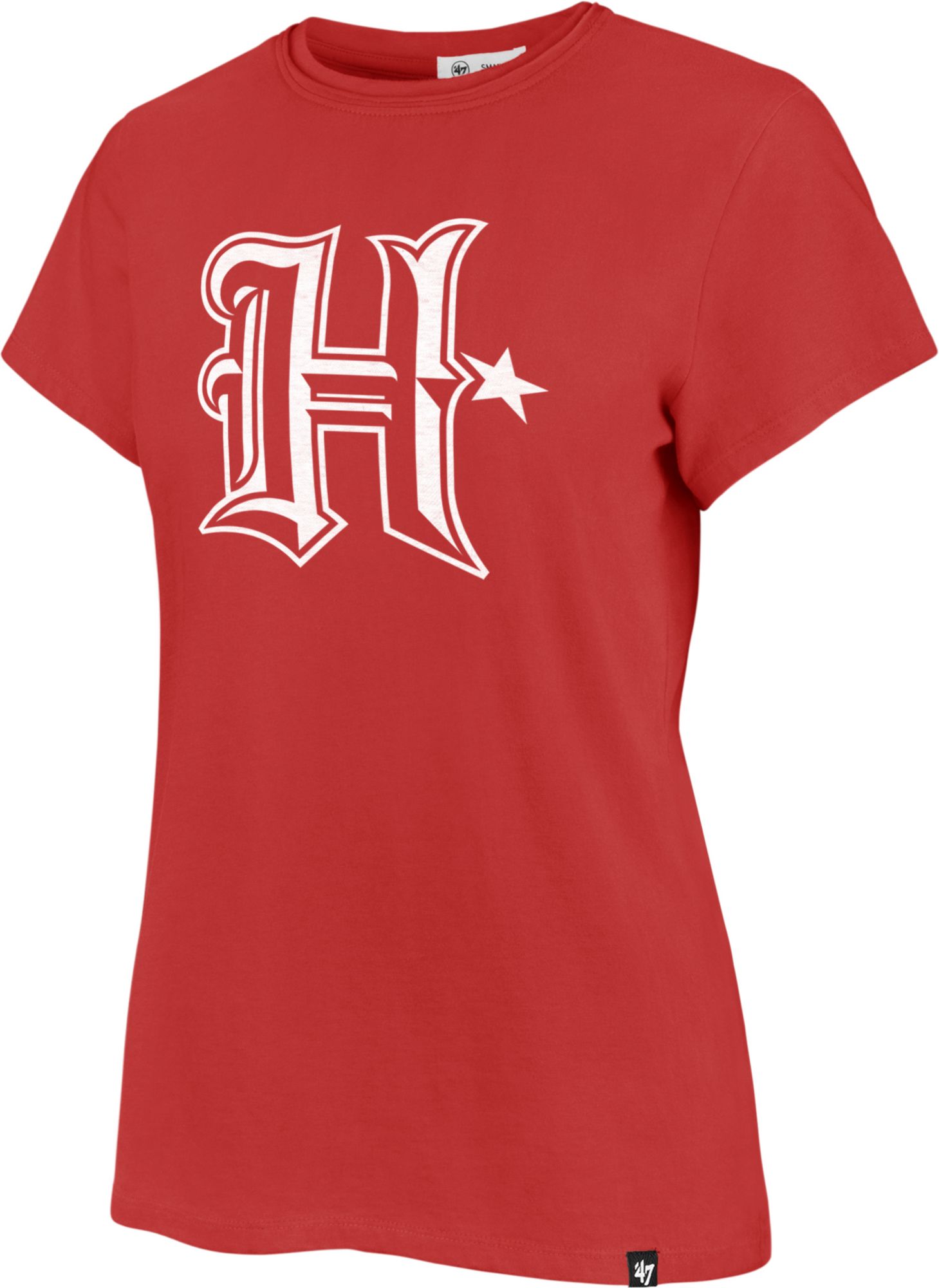 '47 Women's Houston Texans H Logo Franklin Racer Red T-Shirt product image