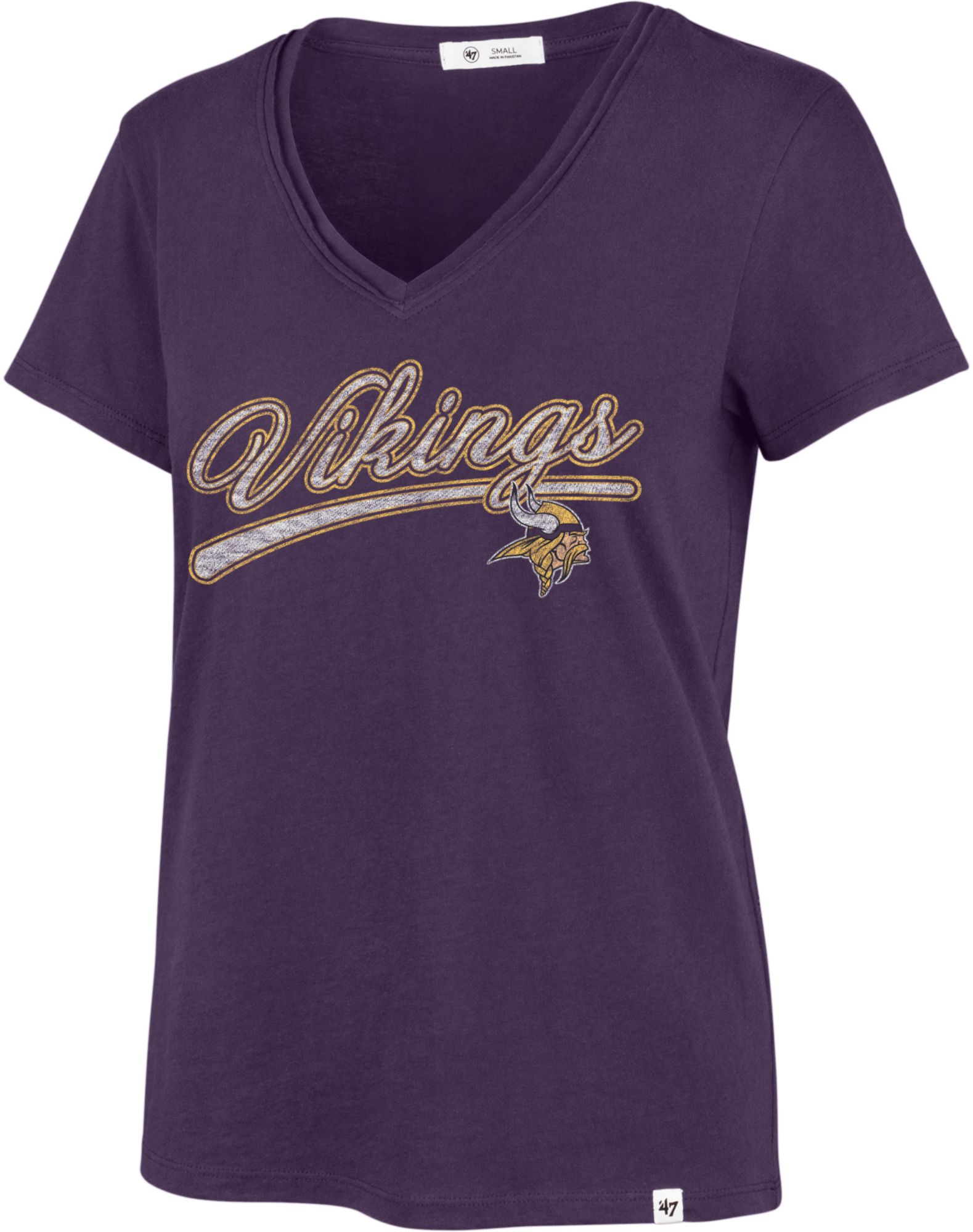 '47 Women's Minnesota Vikings Believer Franklin Purple T-Shirt product image