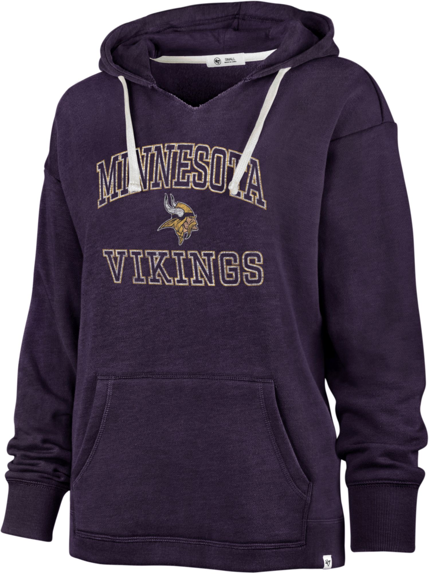 '47 Women's Minnesota Vikings Clarity Purple Pullover Hoodie product image