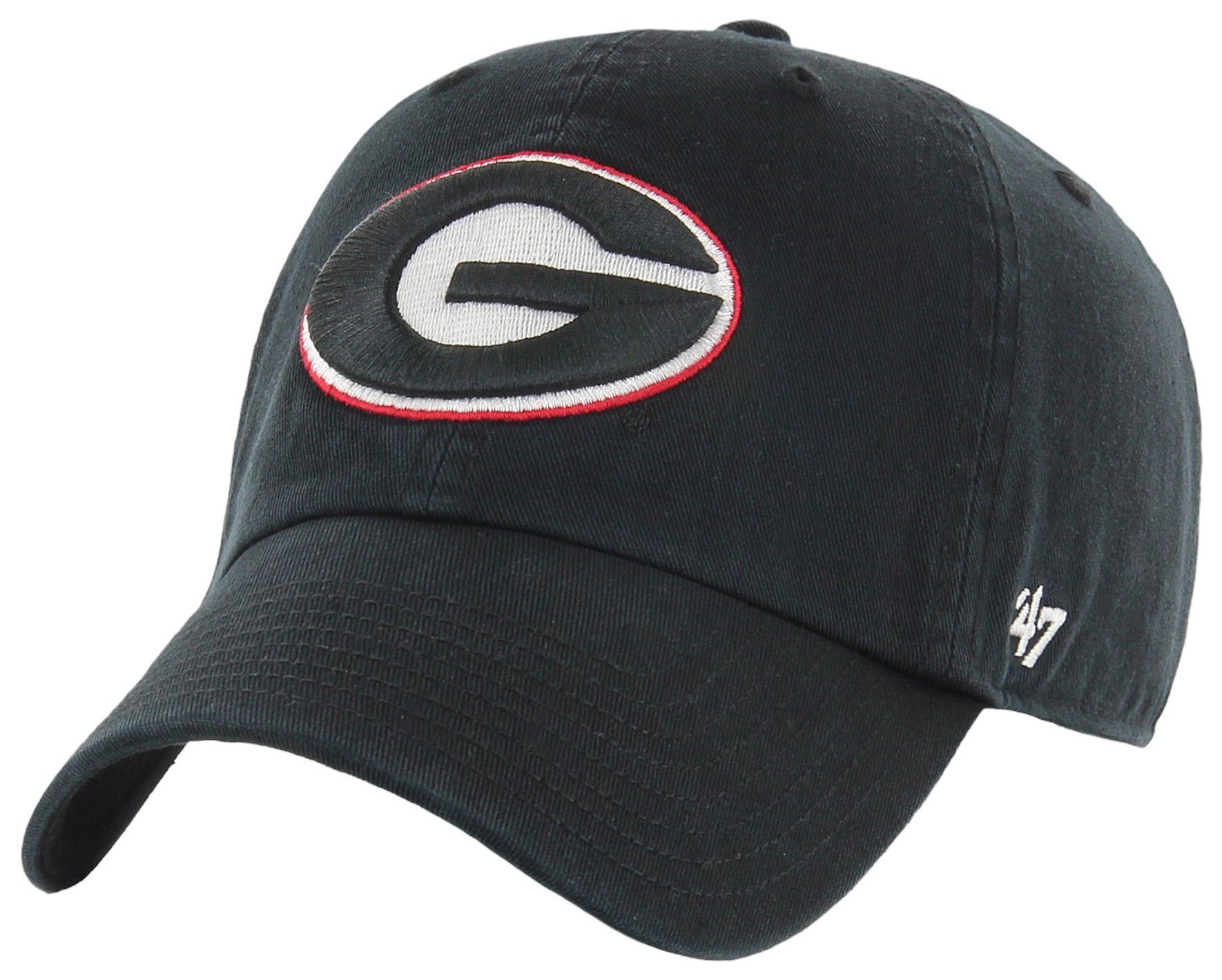 '47 Youth Black Georgia Bulldogs Clean Up Adjustable Hat product image