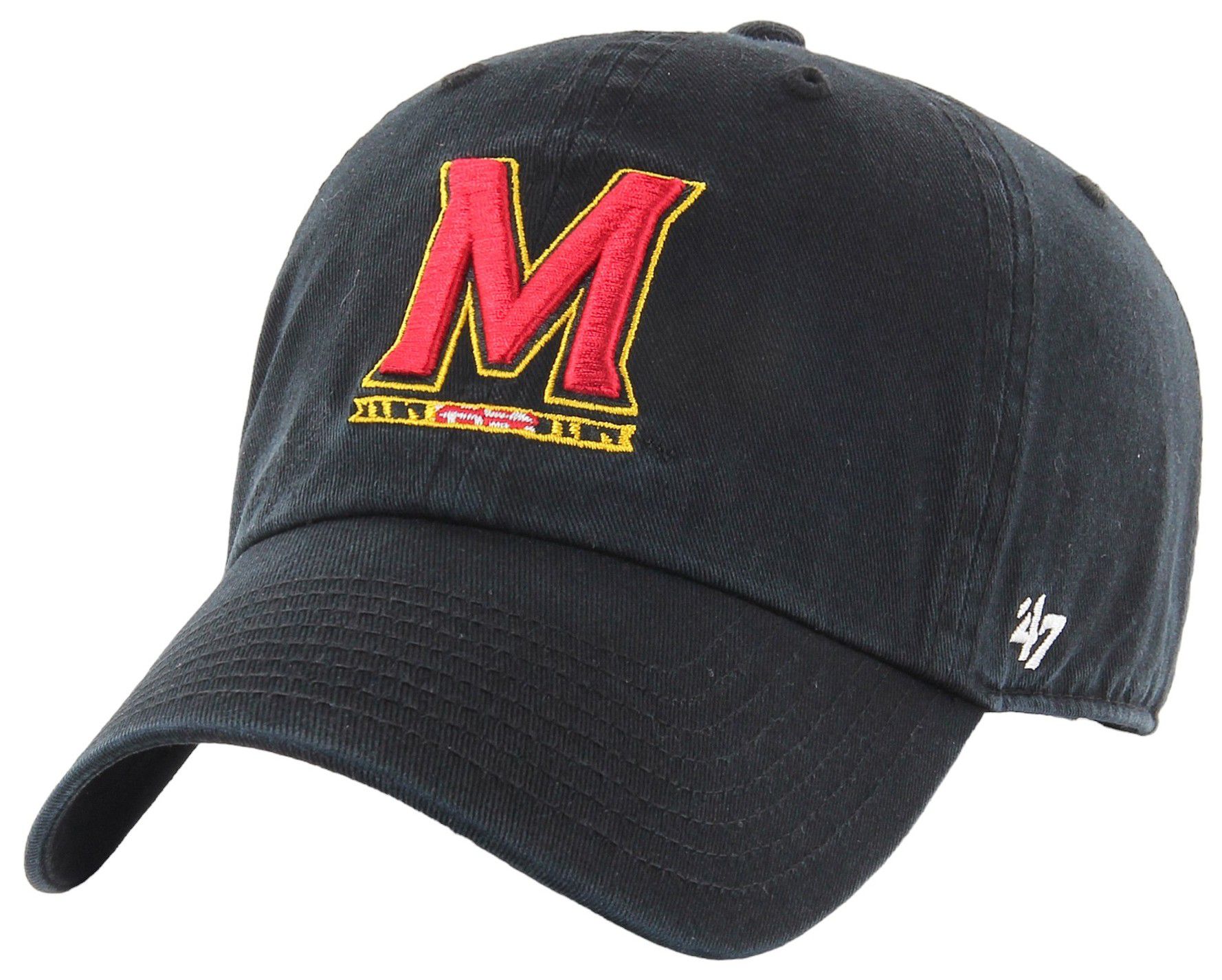 '47 Youth Black Maryland Terrapins Clean Up Adjustable Hat product image