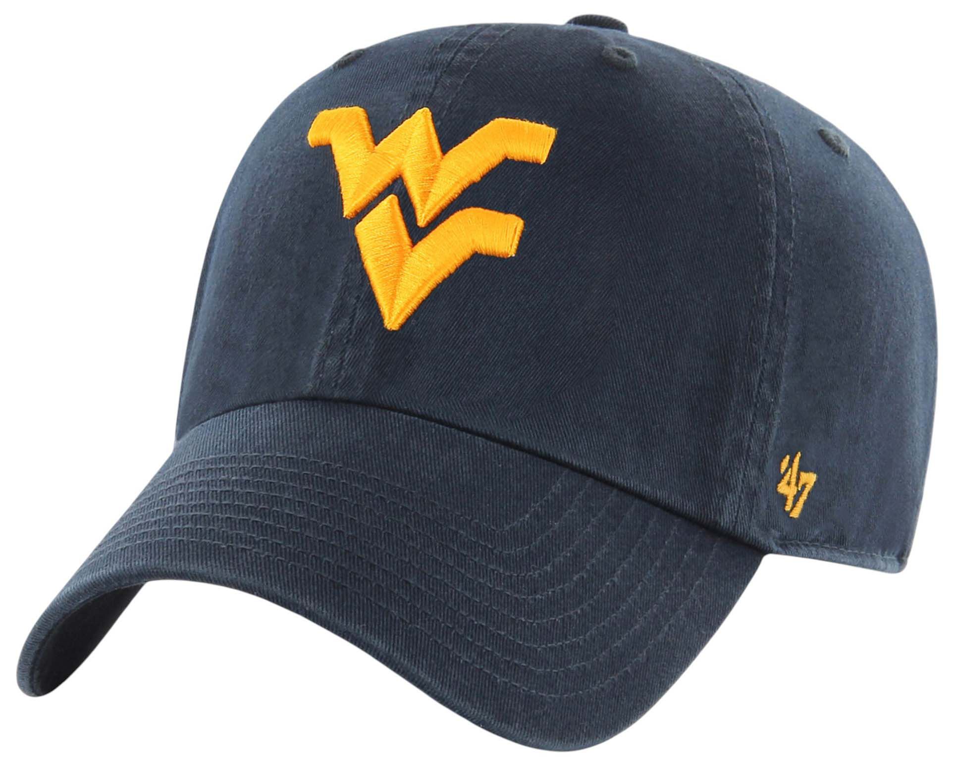 '47 Youth Navy West Virginia Mountaineers Clean Up Adjustable Hat product image