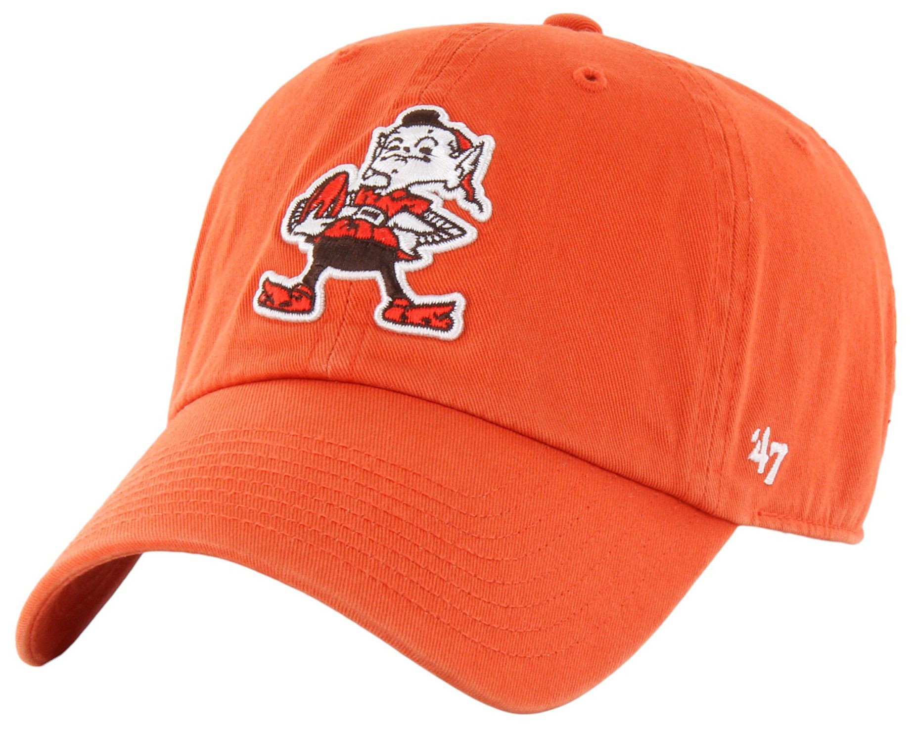 '47 Youth Cleveland Browns Orange Clean Up Adjustable Hat product image