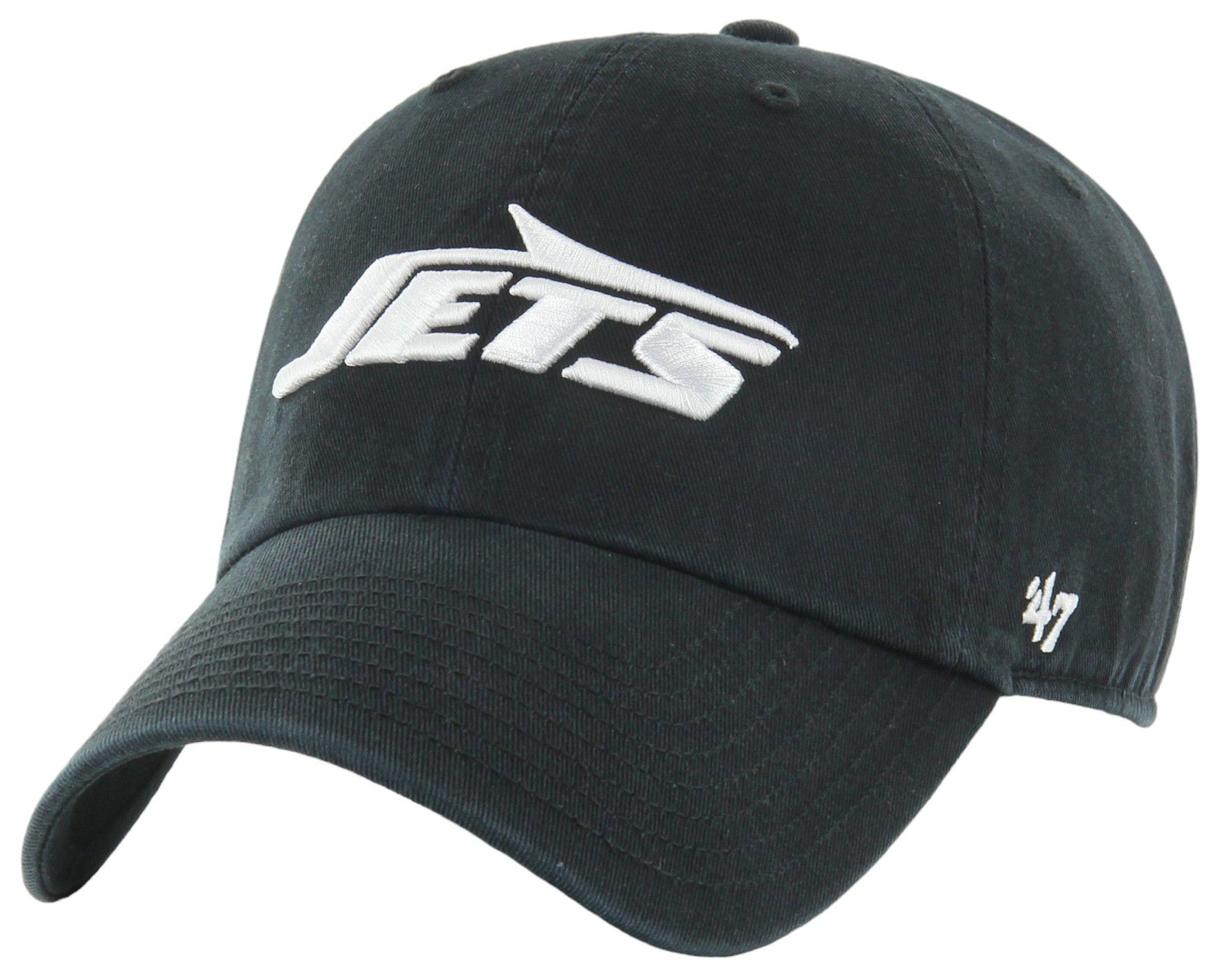 '47 Youth New York Jets Black Clean Up Adjustable Hat product image