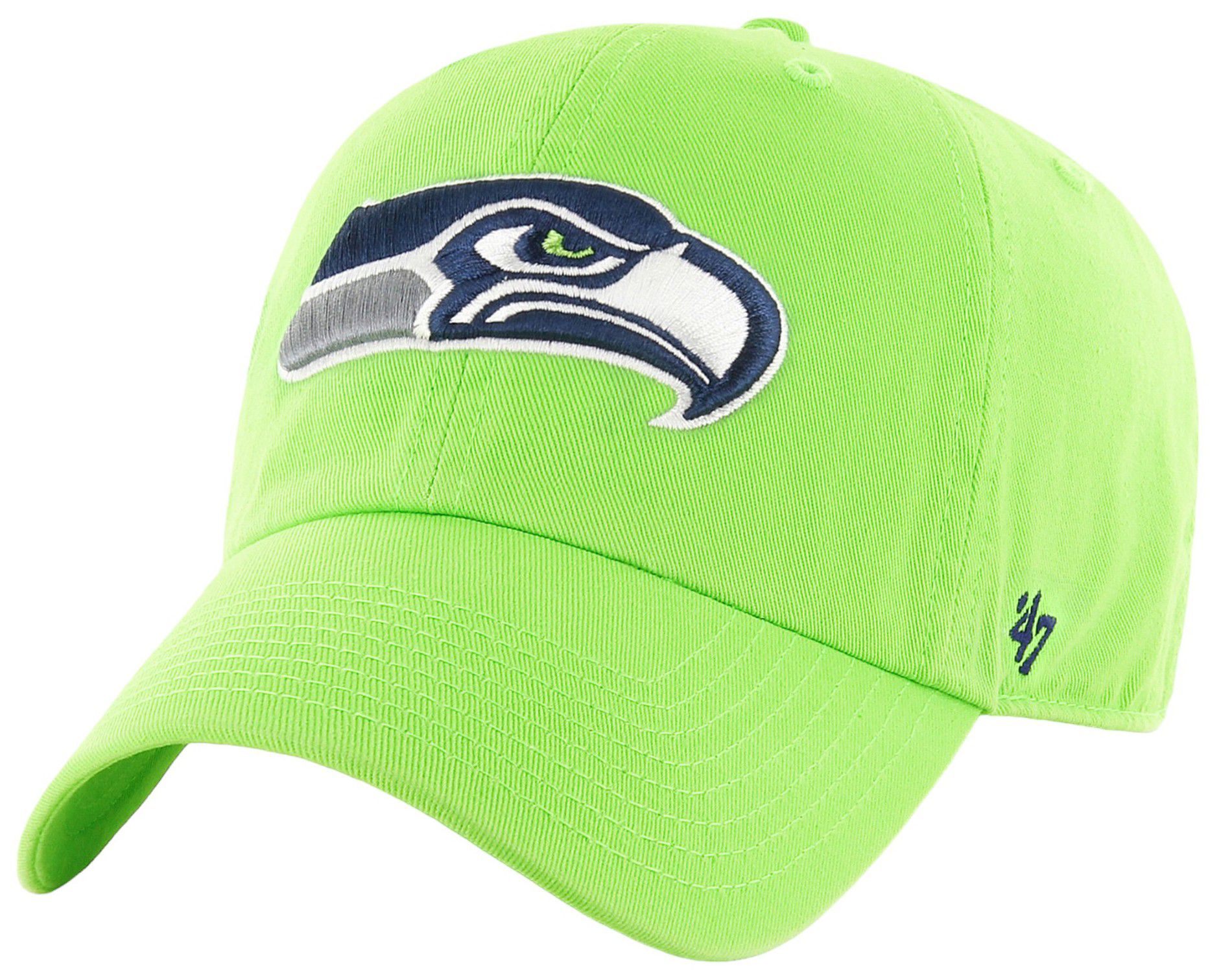 '47 Youth Seattle Seahawks Lime Clean Up Adjustable Hat product image