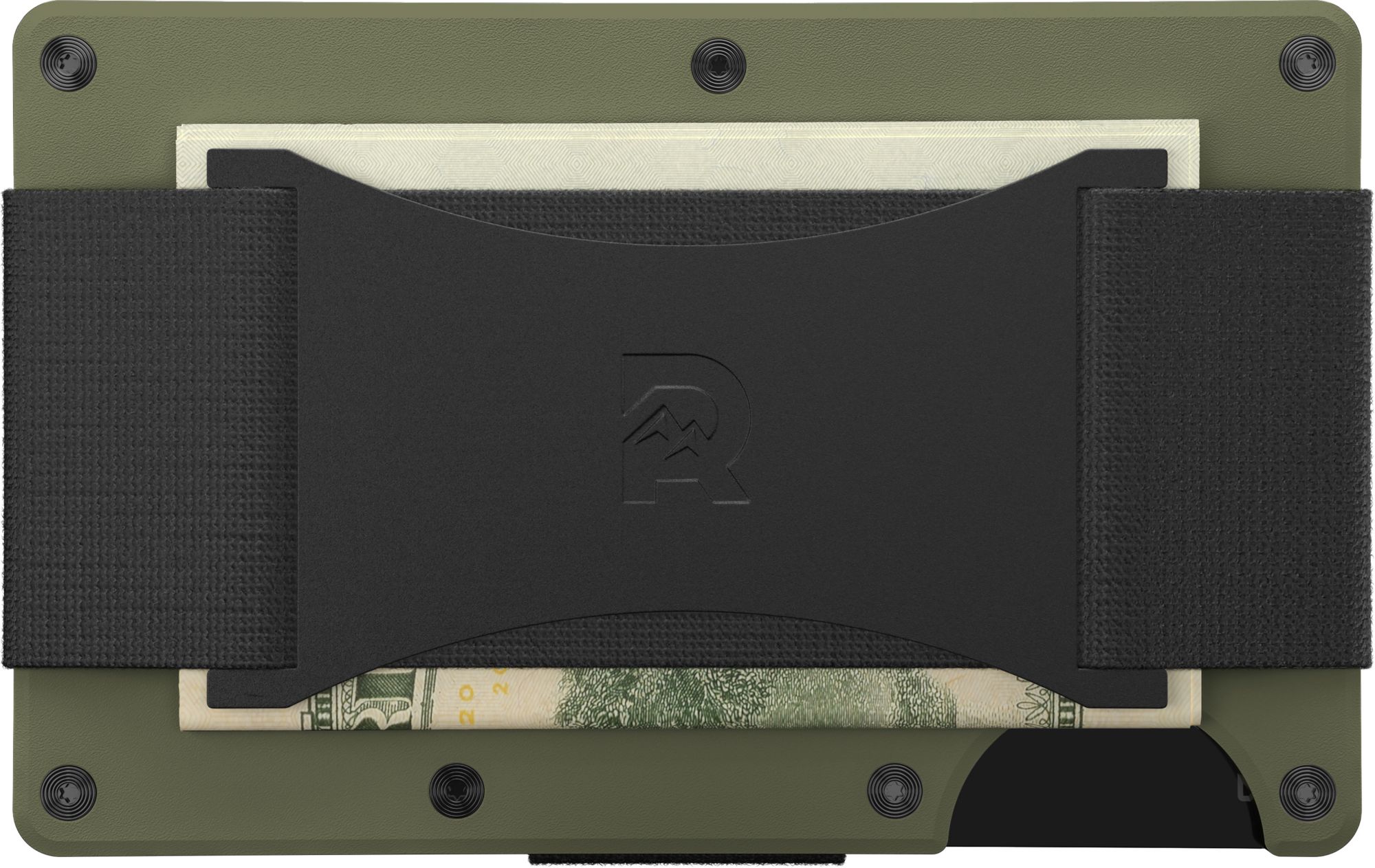 Ridge Wallet Aluminum Wallet with Cash Strap product image