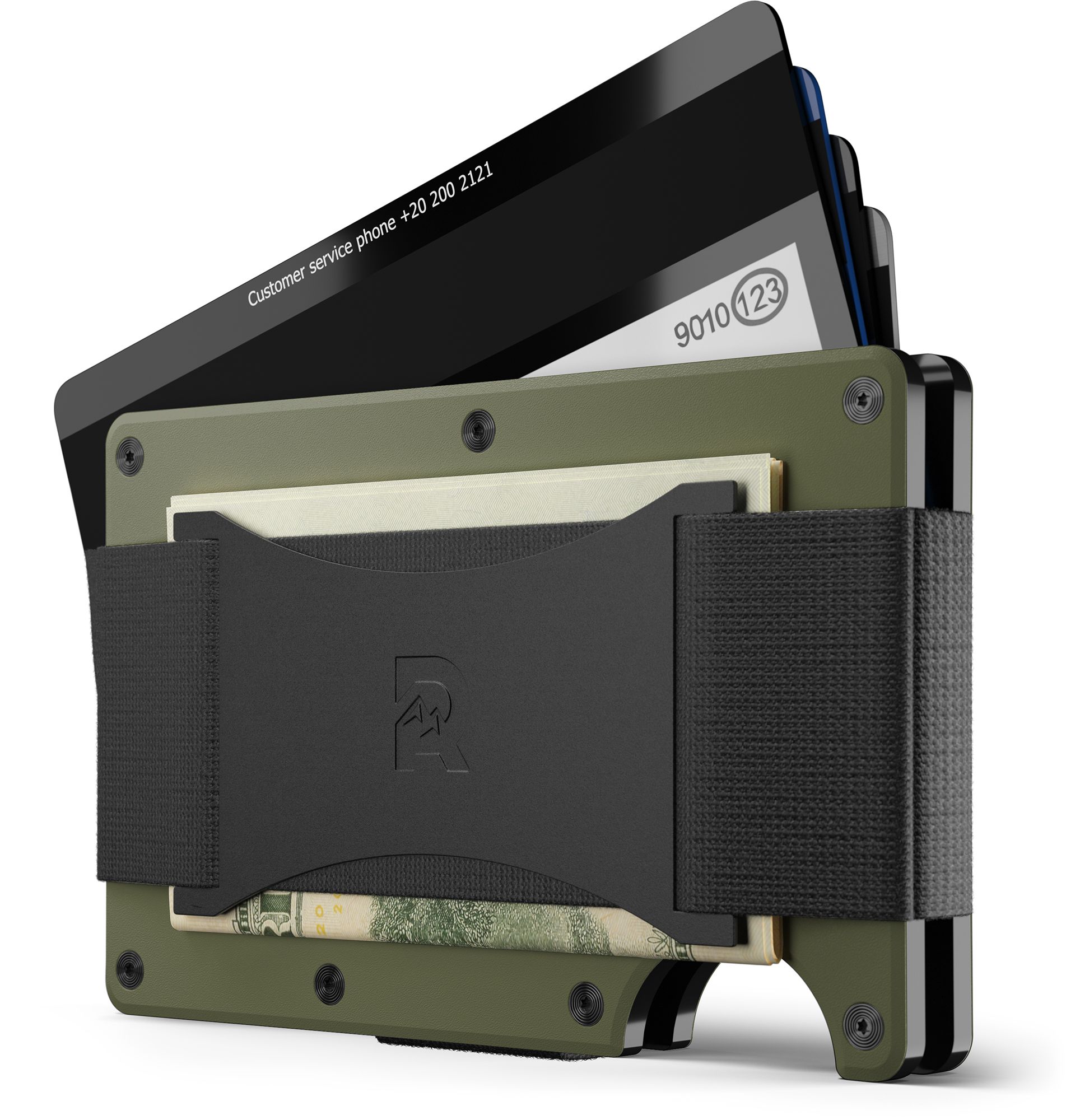 Ridge Wallet Aluminum Wallet with Cash Strap product image