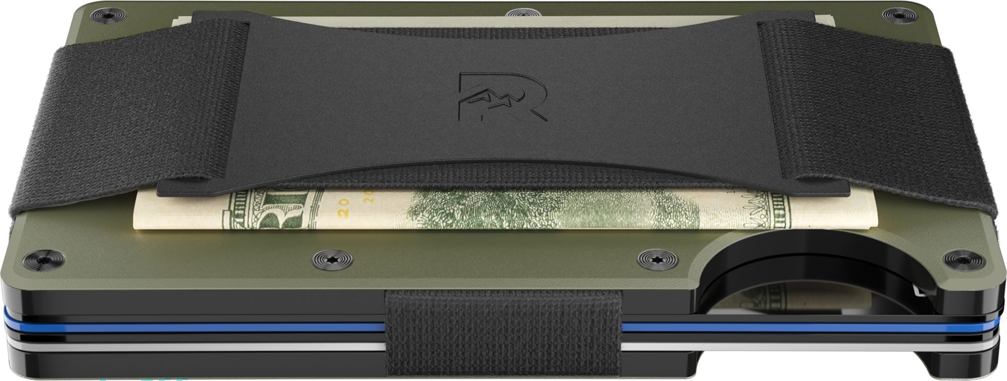 Ridge Wallet Aluminum Wallet with Cash Strap product image