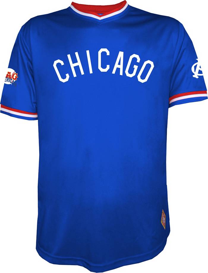 Stitches Chicago Cubs Shirt Size XL Blue Team Logo MLB Tee Baseball Jersey