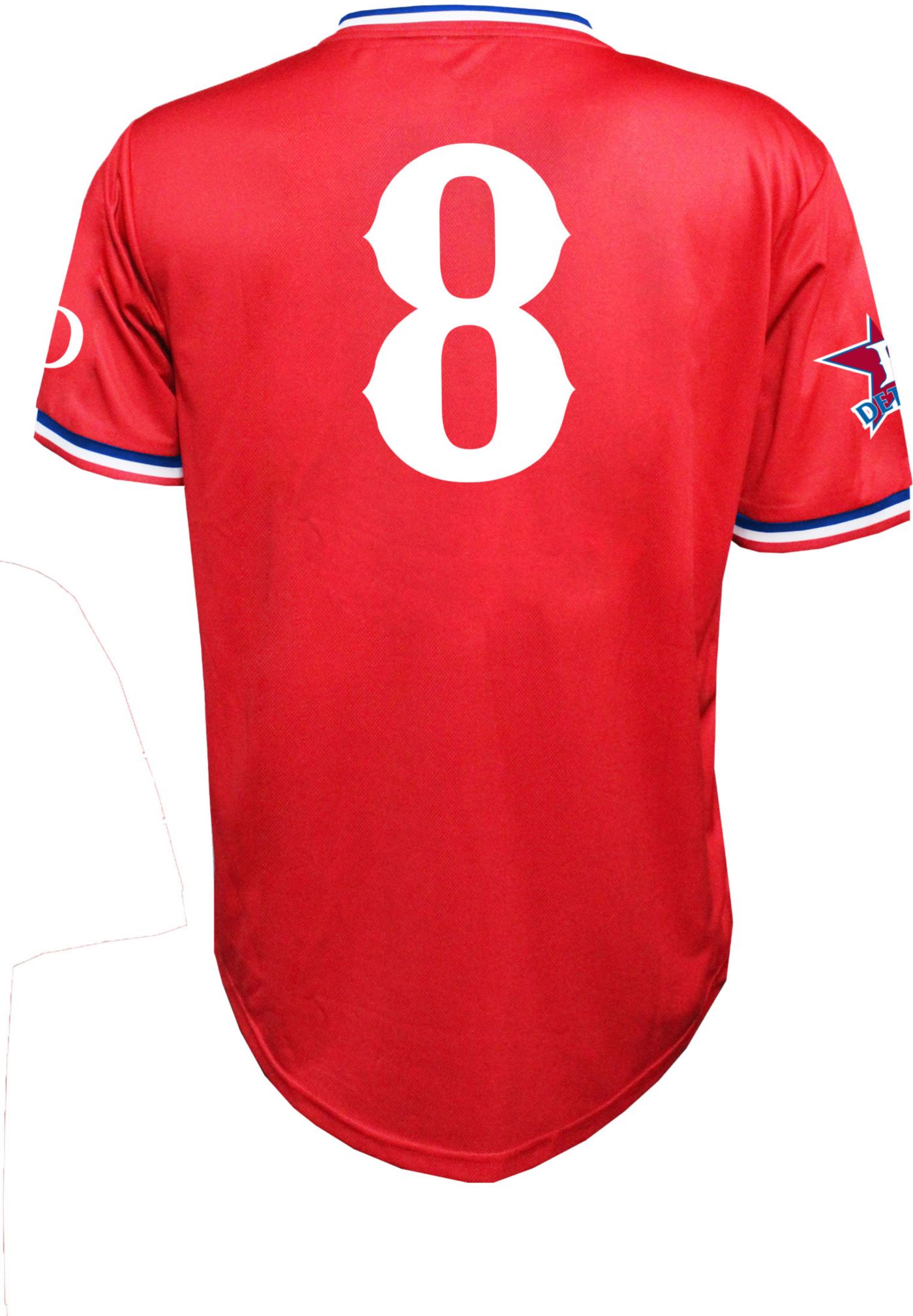 Stitches Men s Negro League Baseball Detroit Stars Red Jersey Dick s Sporting Goods