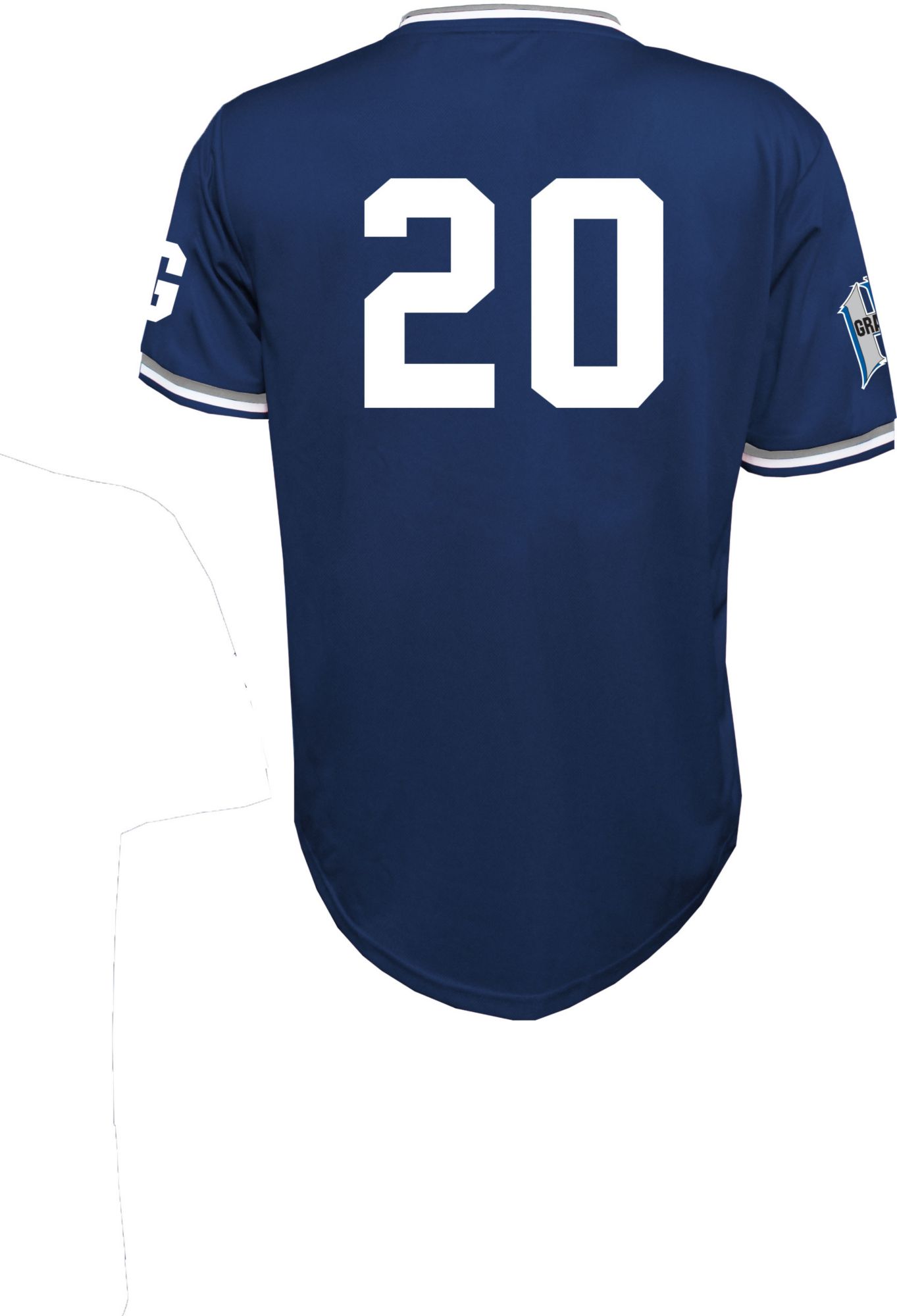 Stitches Men's Negro League Baseball Homestead Grays Navy Jersey