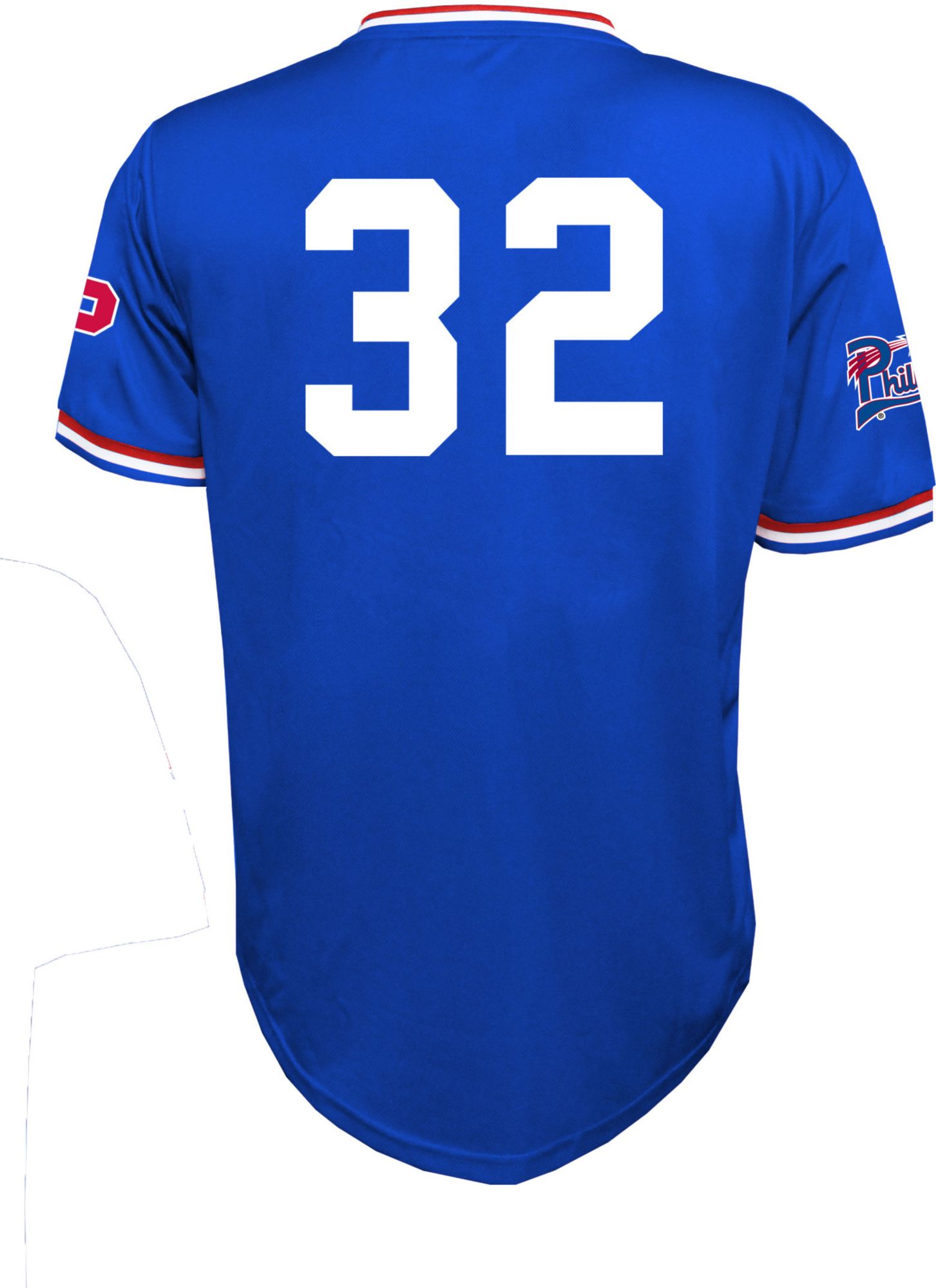 Stitches Men's Negro League Baseball Philadelphia Stars Blue Jersey