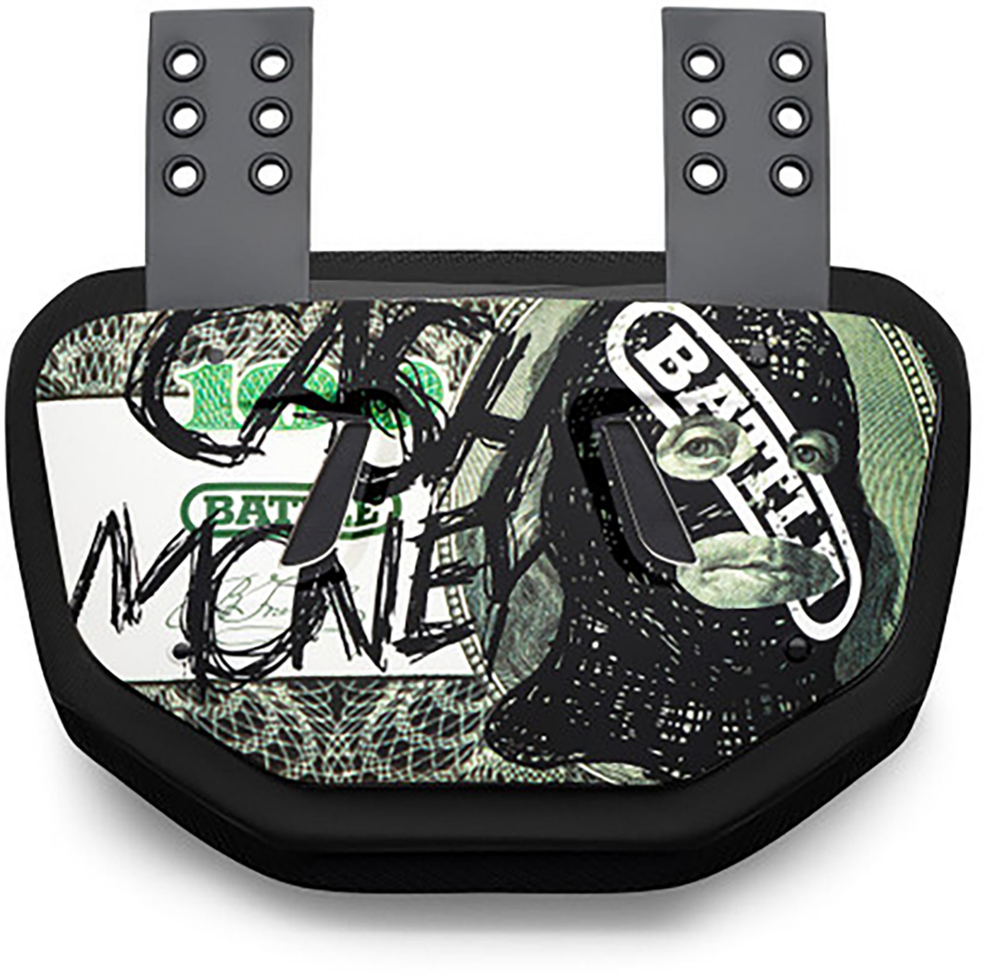 Battle Adult Cash Money Football Back Plate product image