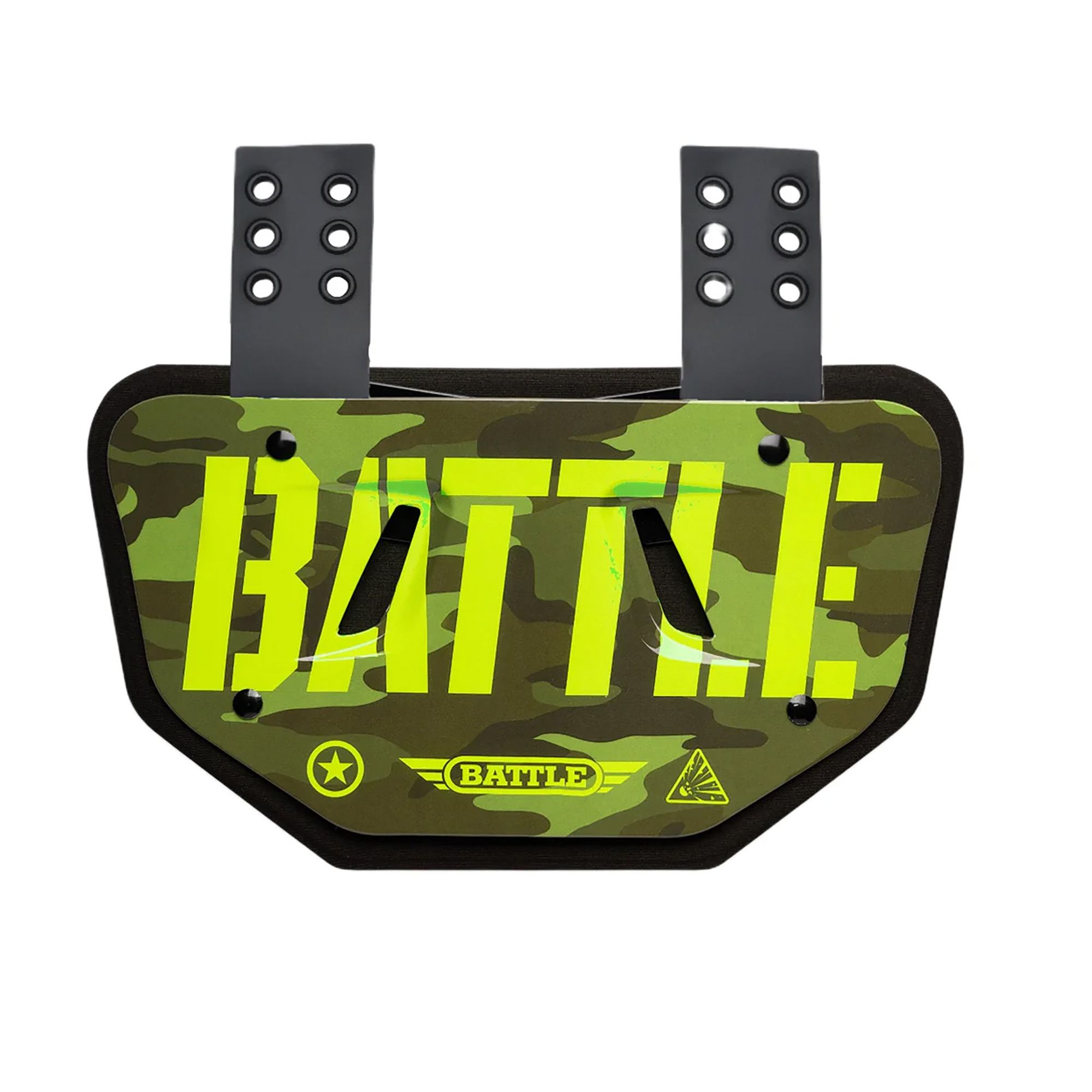 Battle Stencil Camo Football Back Plate product image