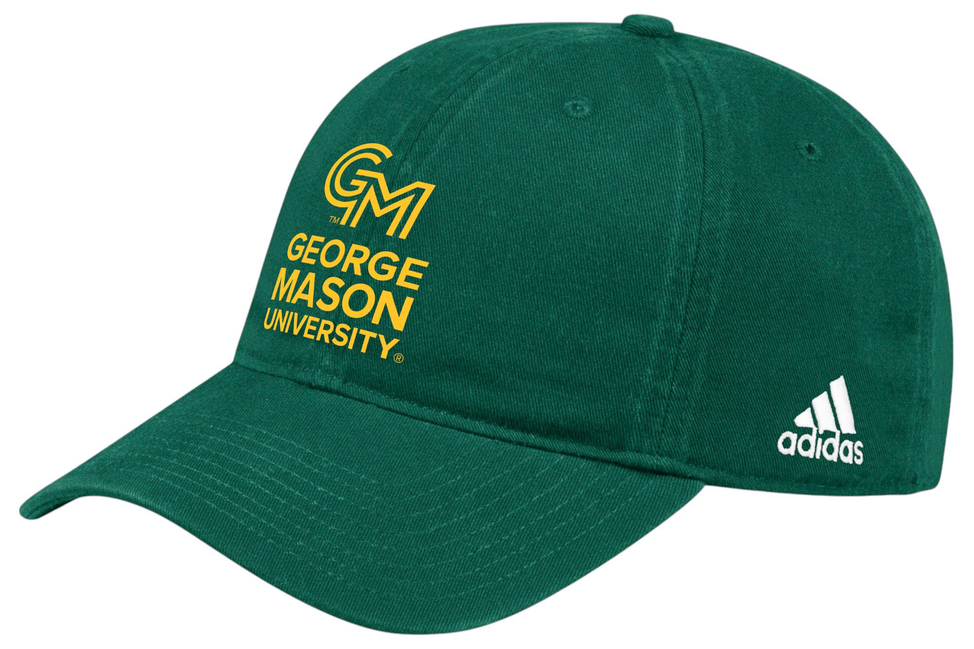 adidas Adult George Mason Patriots Green Slouch Adjustable Hat product image