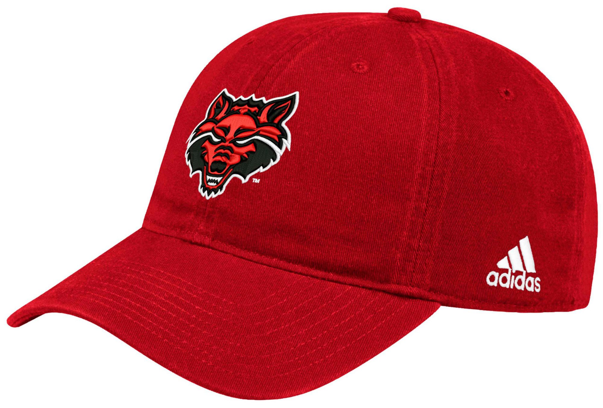 adidas Adult Arkansas State Red Wolves Red Slouch Adjustable Hat product image