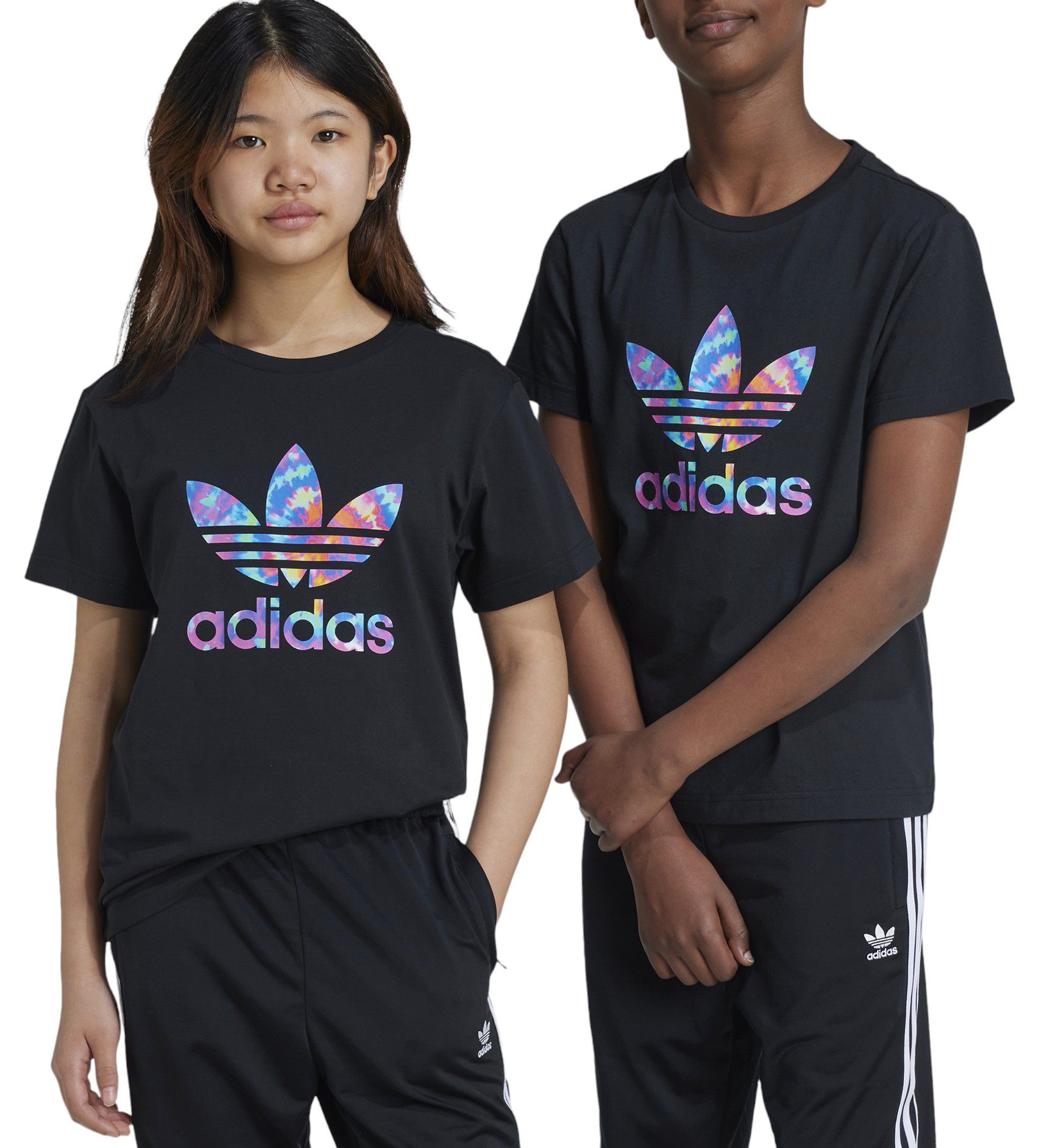 adidas Kids' Trefoil Tie Dye Graphic T-Shirt product image