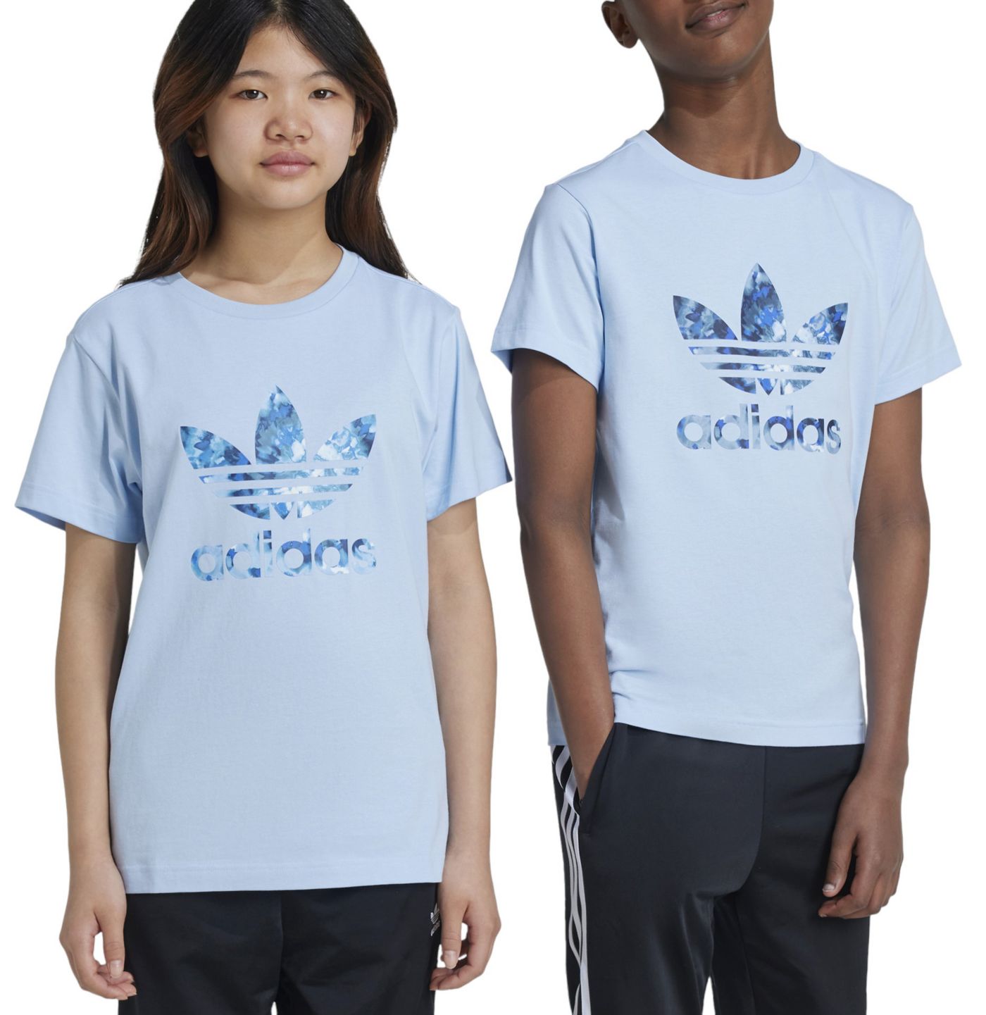 adidas Kids Trefoil Tie Dye Graphic T Shirt