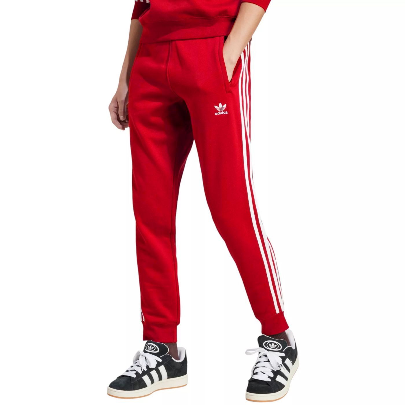 Adidas Men s Adicolor 3 Stripes Joggers Medium Better Scarlet