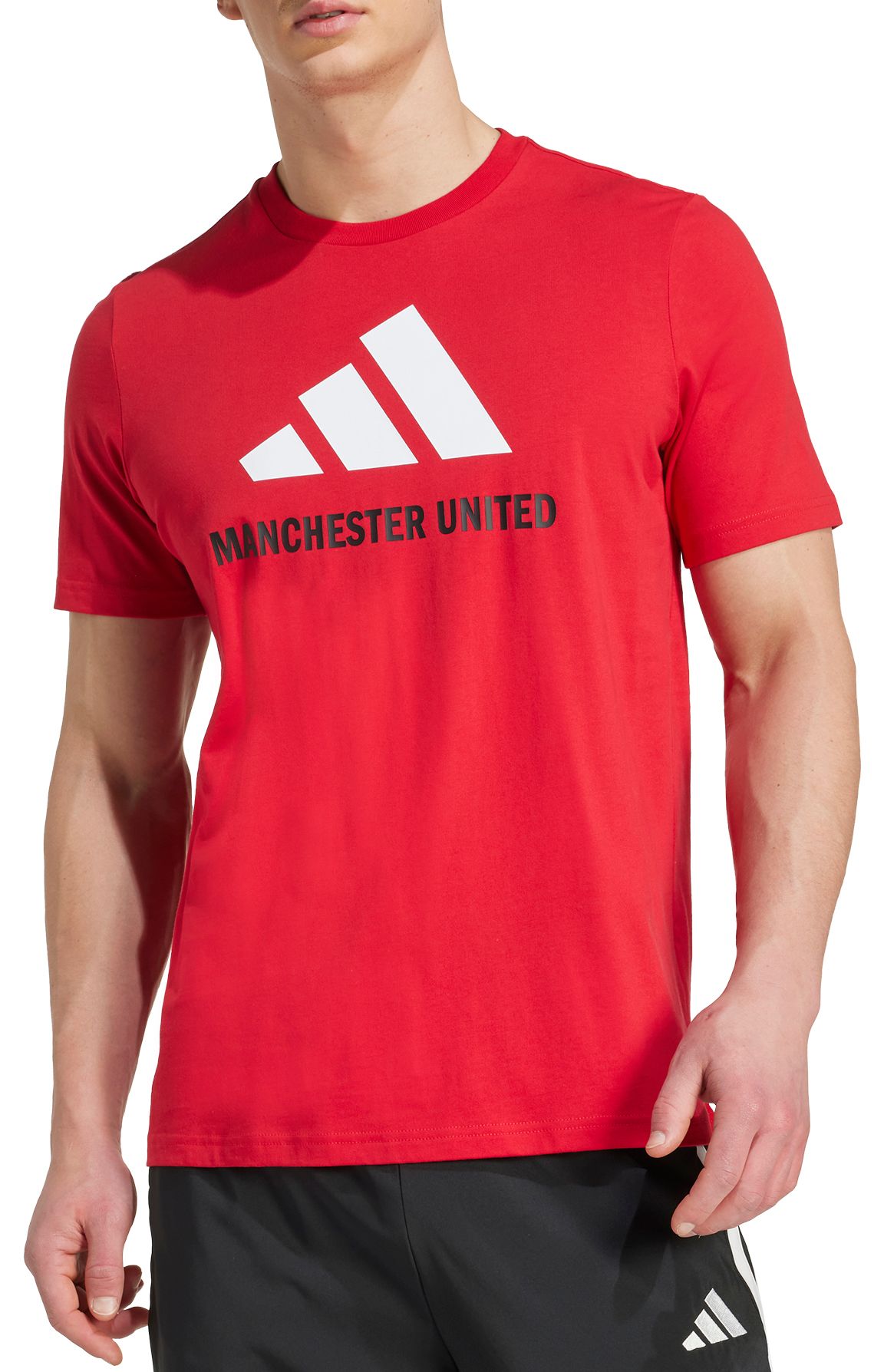 adidas Adult Manchester United 2025 Red Logo T-Shirt product image