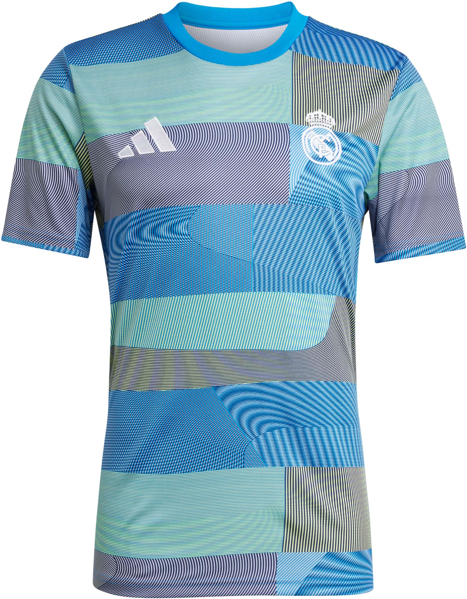 adidas Adult Real Madrid 2025 Blue Home Prematch Jersey product image